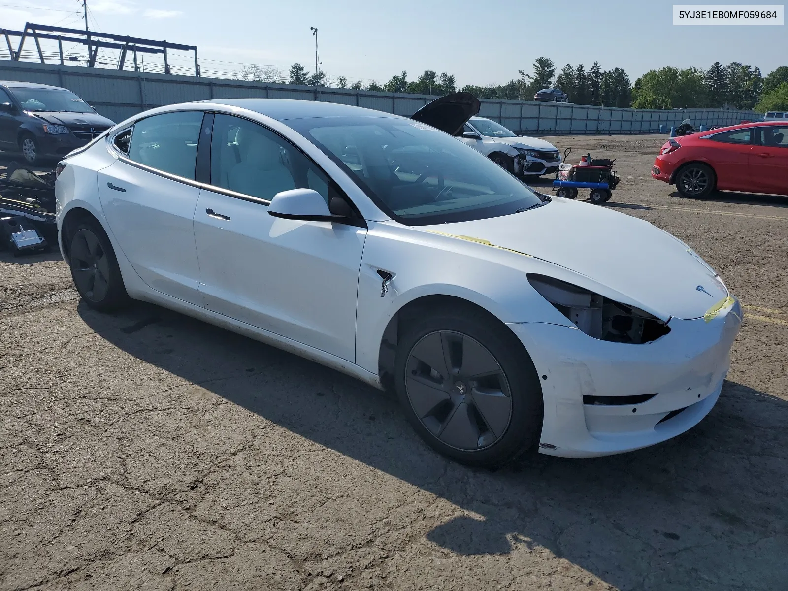 5YJ3E1EB0MF059684 2021 Tesla Model 3