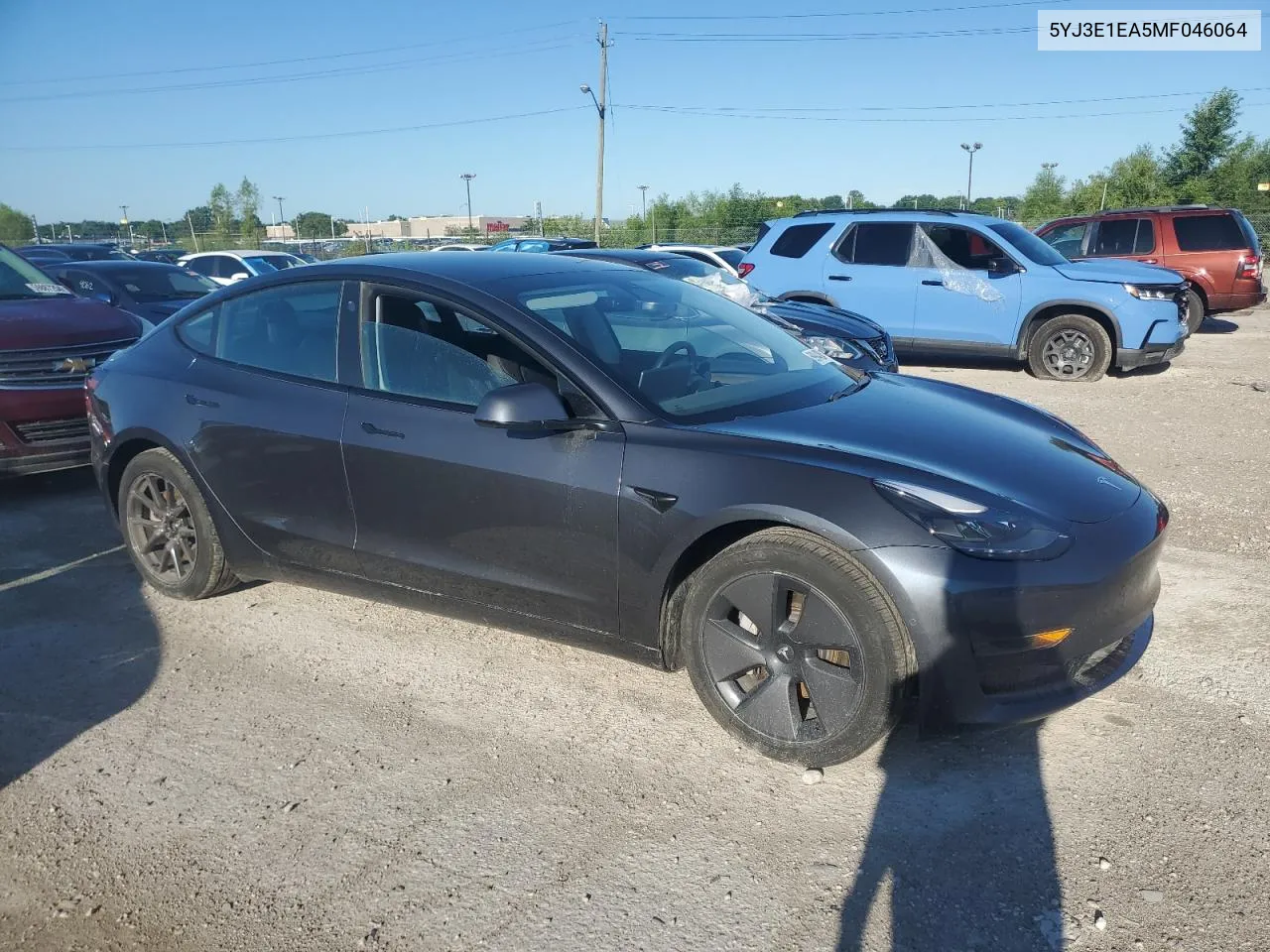 5YJ3E1EA5MF046064 2021 Tesla Model 3