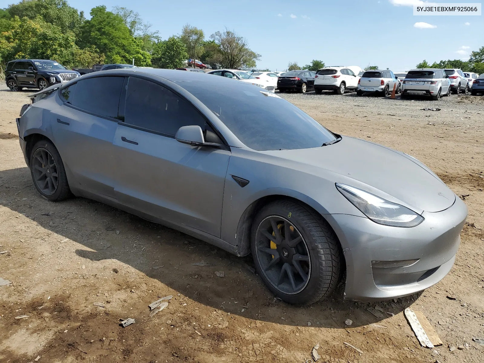 2021 Tesla Model 3 VIN: 5YJ3E1EBXMF925066 Lot: 60050914