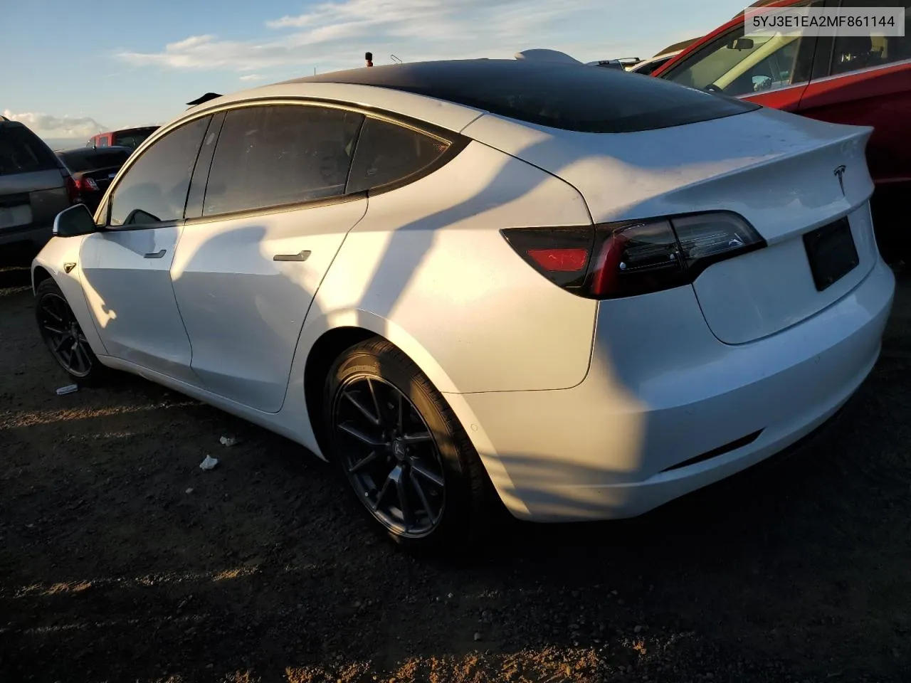 2021 Tesla Model 3 VIN: 5YJ3E1EA2MF861144 Lot: 61526804