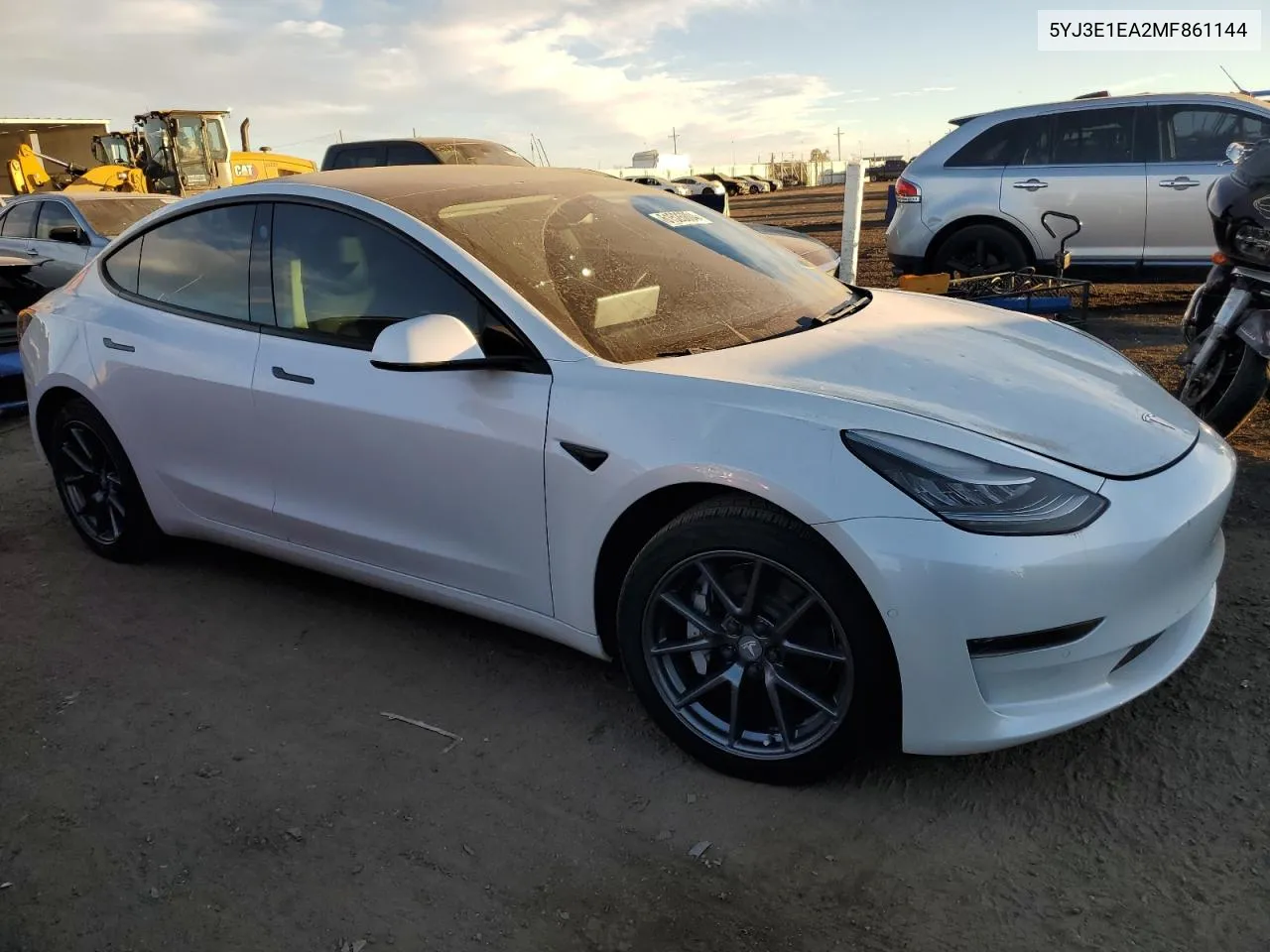 2021 Tesla Model 3 VIN: 5YJ3E1EA2MF861144 Lot: 61526804