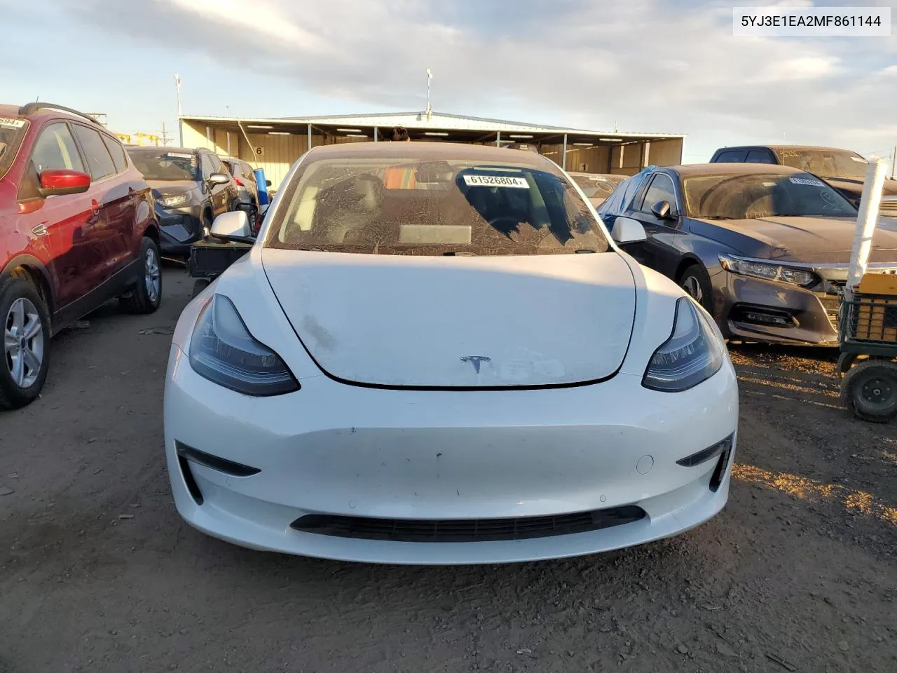 2021 Tesla Model 3 VIN: 5YJ3E1EA2MF861144 Lot: 61526804