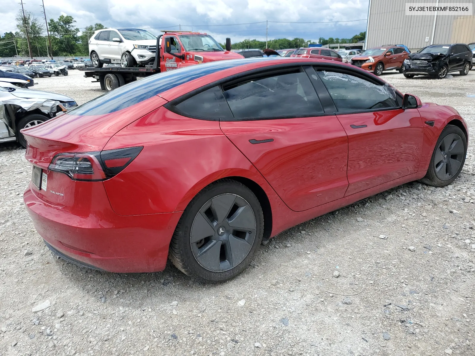 2021 Tesla Model 3 VIN: 5YJ3E1EBXMF852166 Lot: 62338284