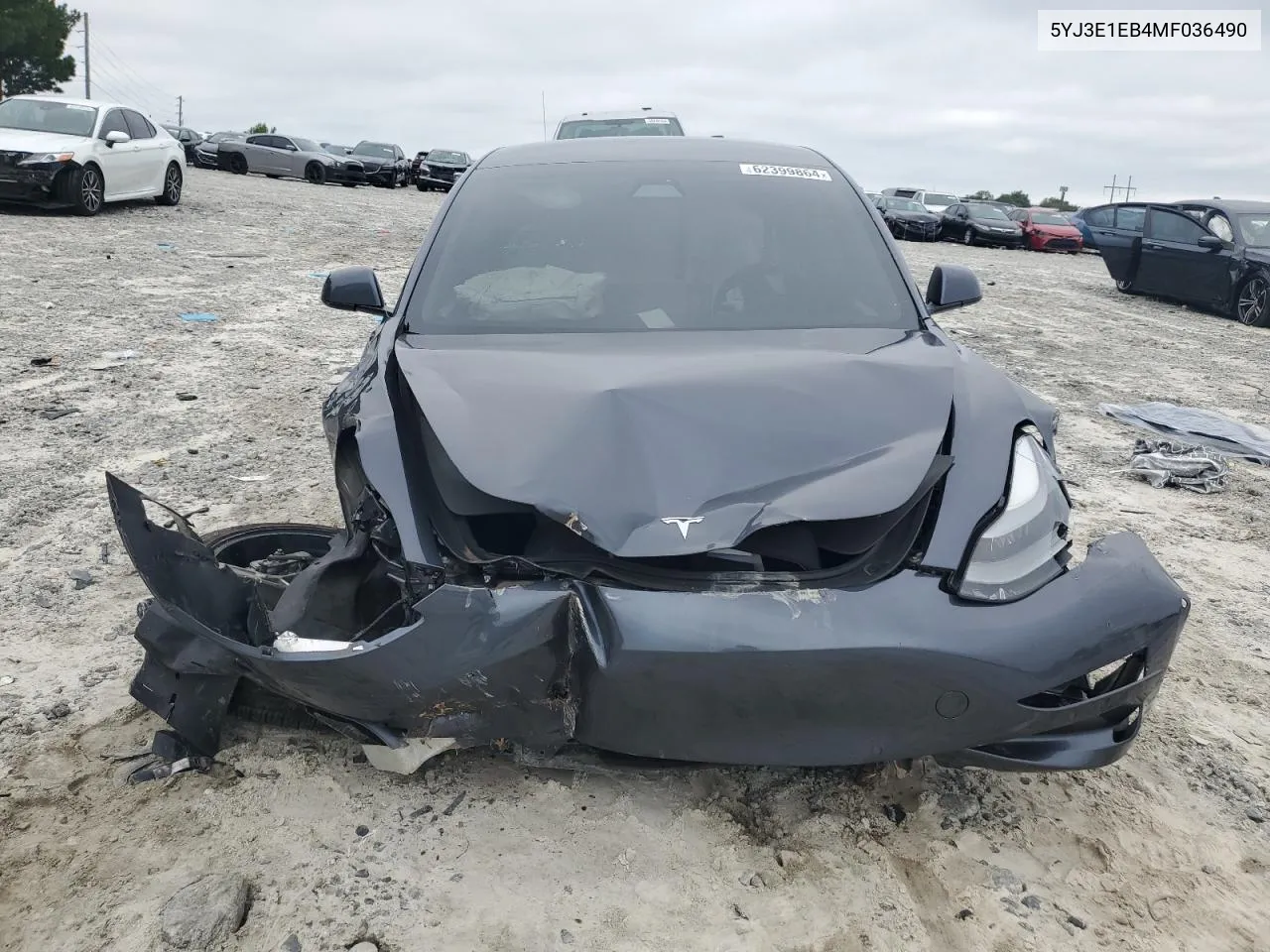 5YJ3E1EB4MF036490 2021 Tesla Model 3