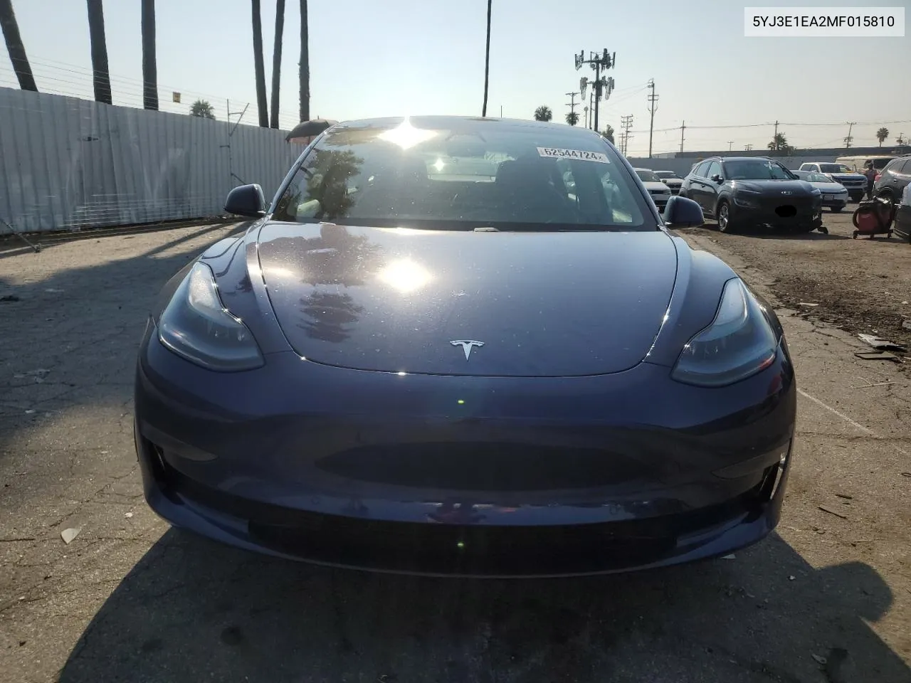 2021 Tesla Model 3 VIN: 5YJ3E1EA2MF015810 Lot: 62544724