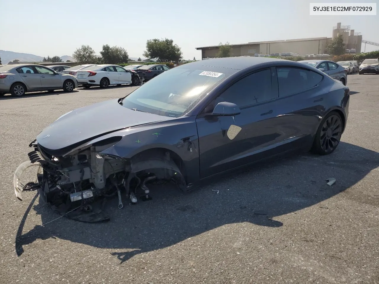 5YJ3E1EC2MF072929 2021 Tesla Model 3