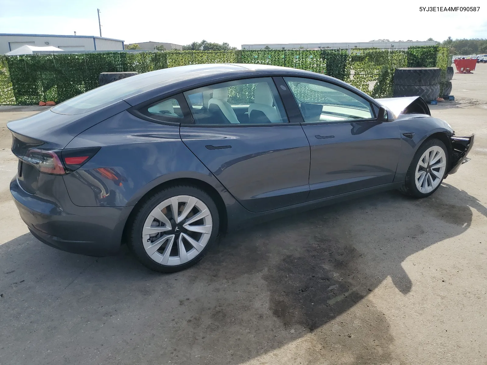 5YJ3E1EA4MF090587 2021 Tesla Model 3