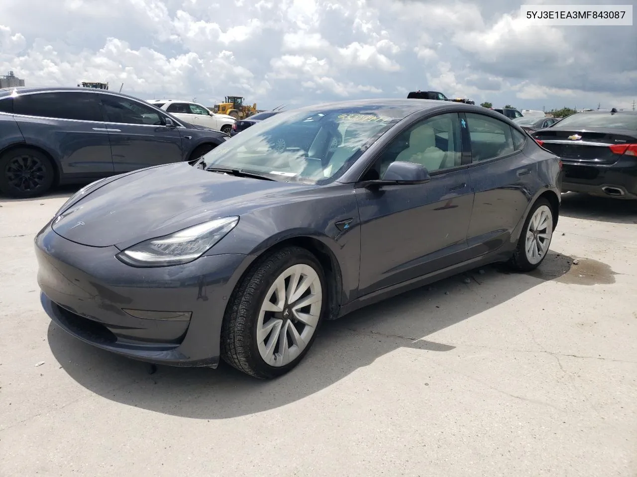 5YJ3E1EA3MF843087 2021 Tesla Model 3