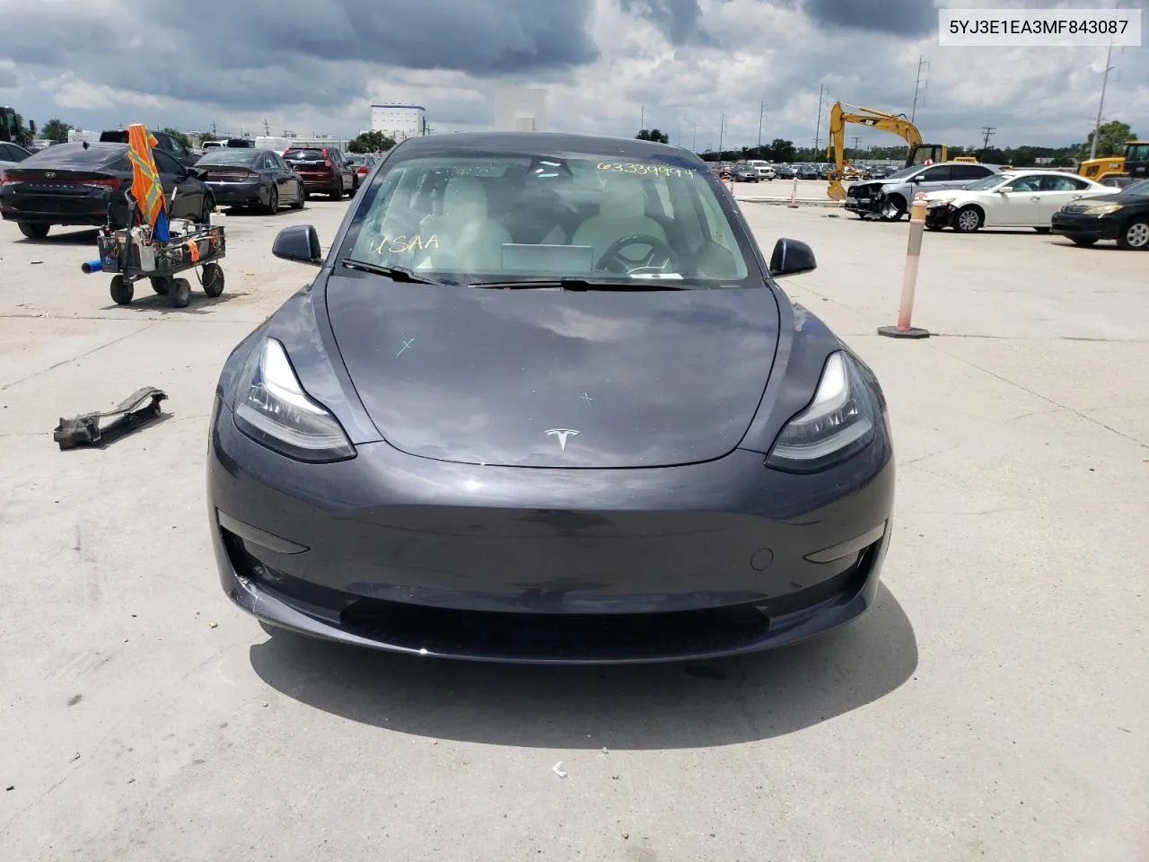 5YJ3E1EA3MF843087 2021 Tesla Model 3