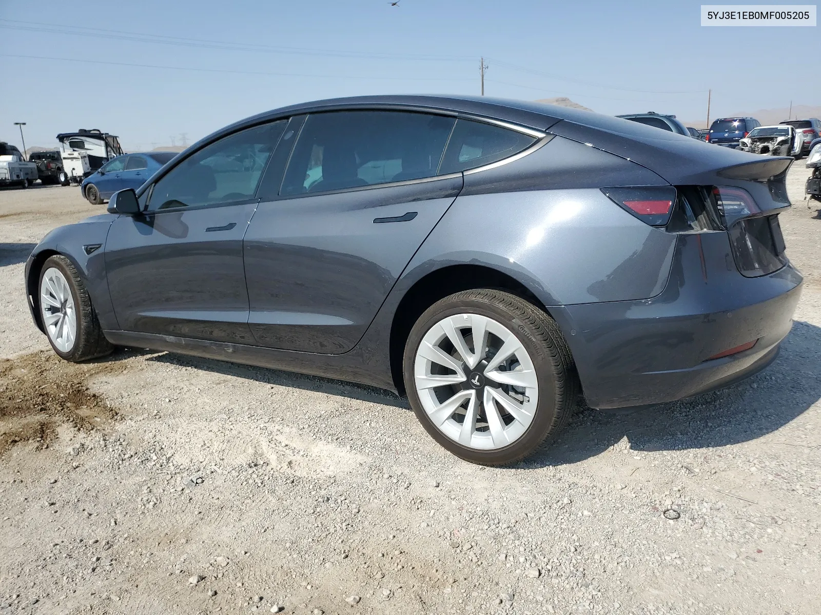 2021 Tesla Model 3 VIN: 5YJ3E1EB0MF005205 Lot: 63552954