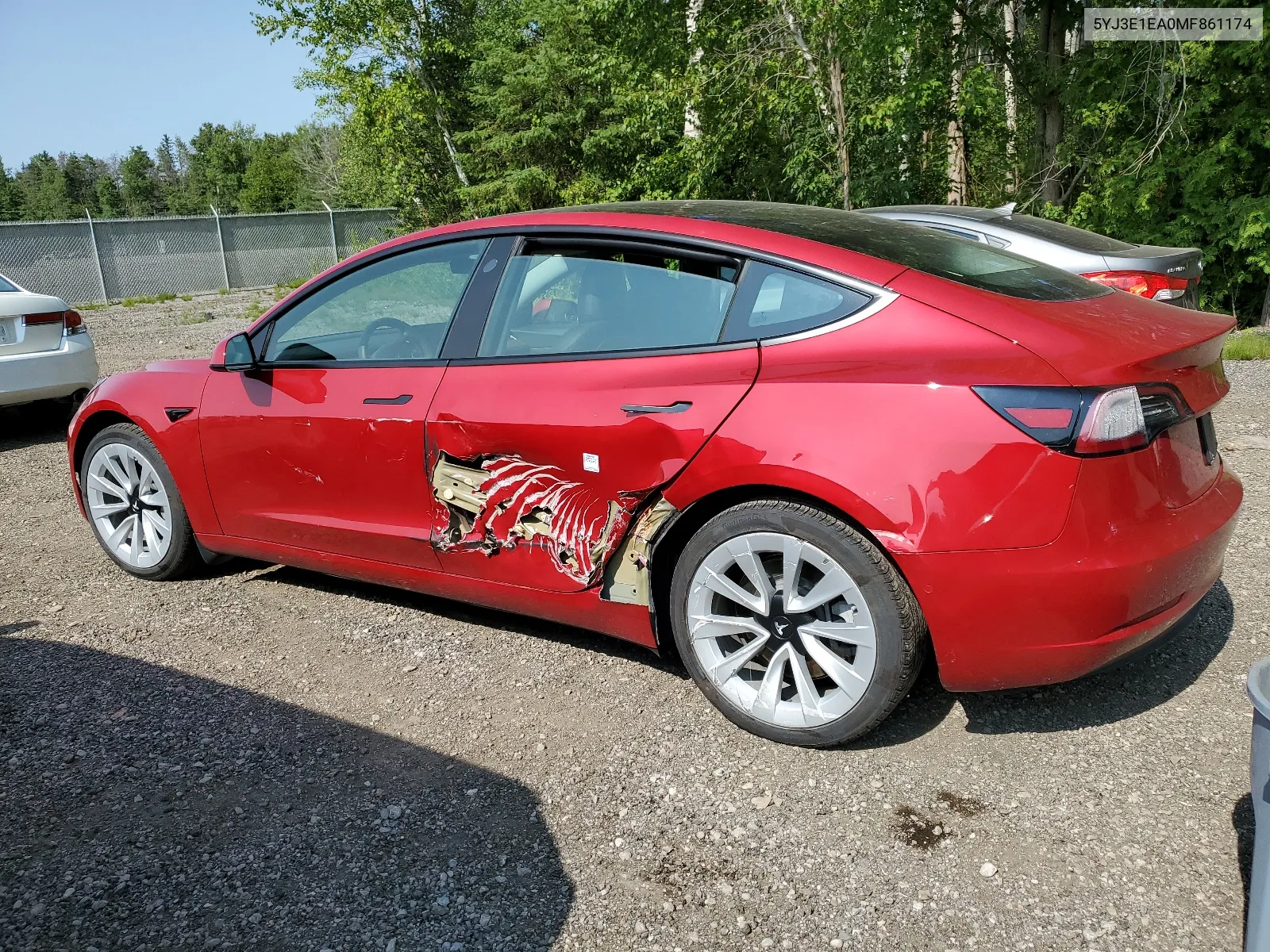 5YJ3E1EA0MF861174 2021 Tesla Model 3