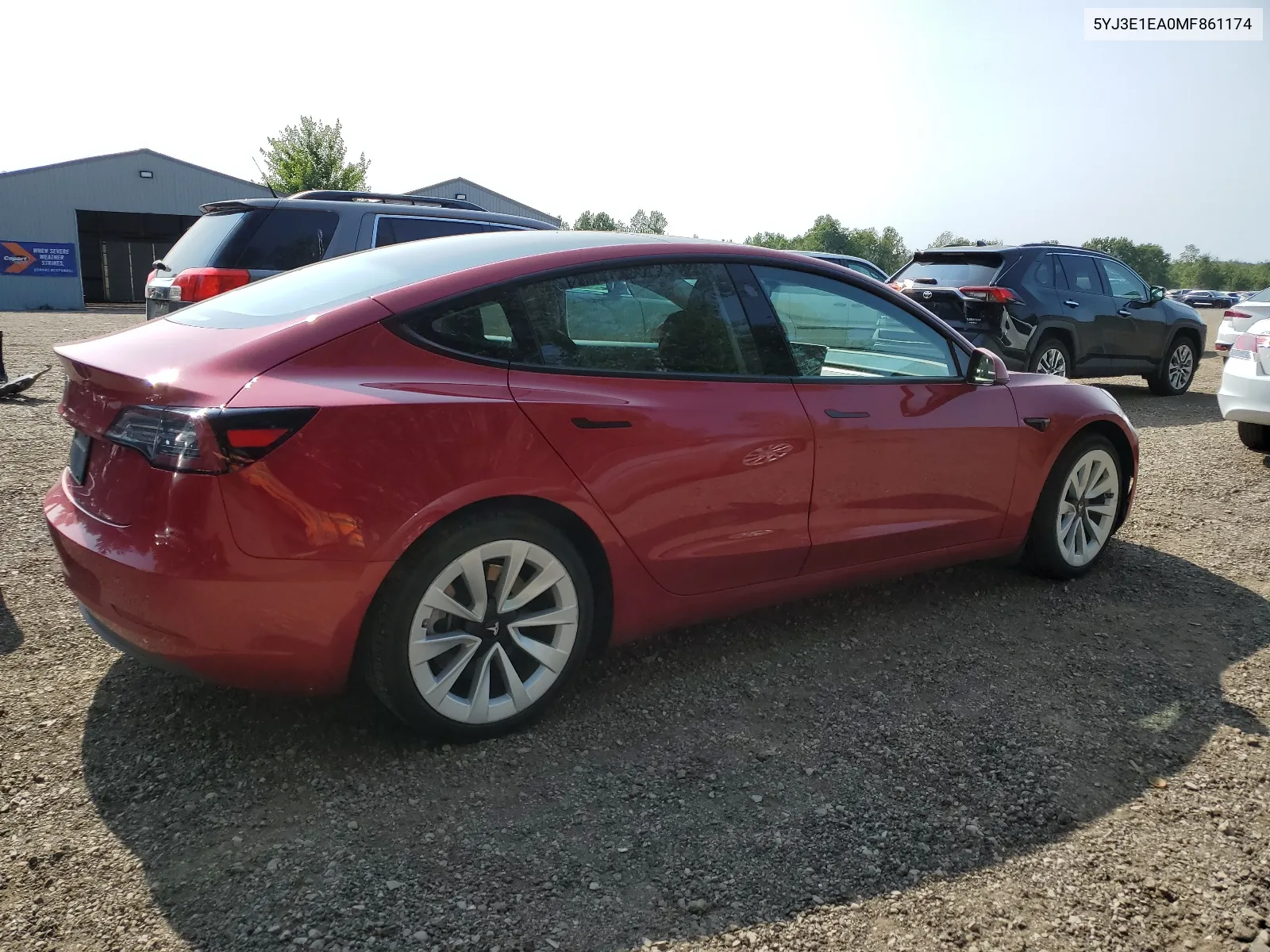 2021 Tesla Model 3 VIN: 5YJ3E1EA0MF861174 Lot: 63846344