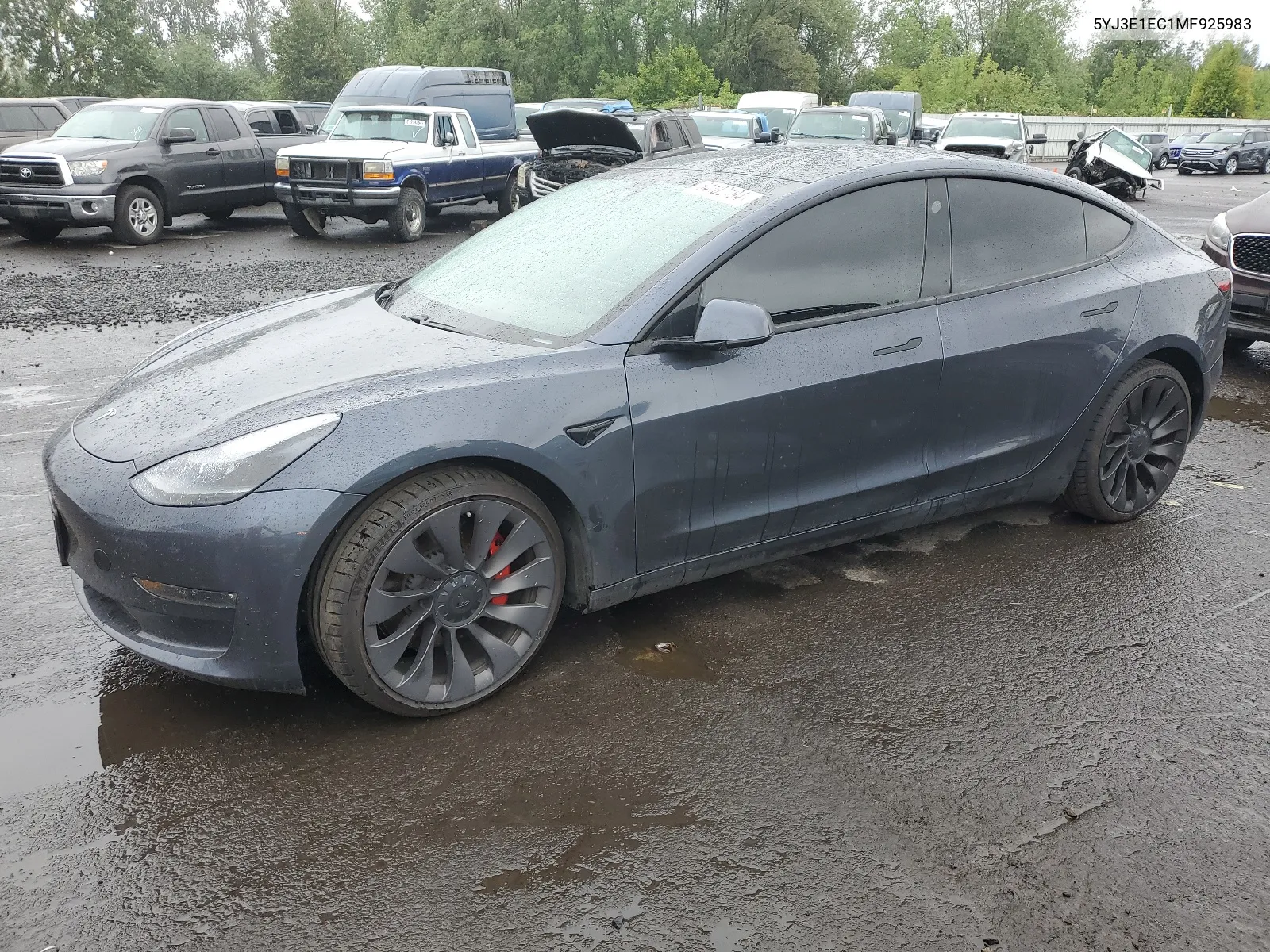 5YJ3E1EC1MF925983 2021 Tesla Model 3