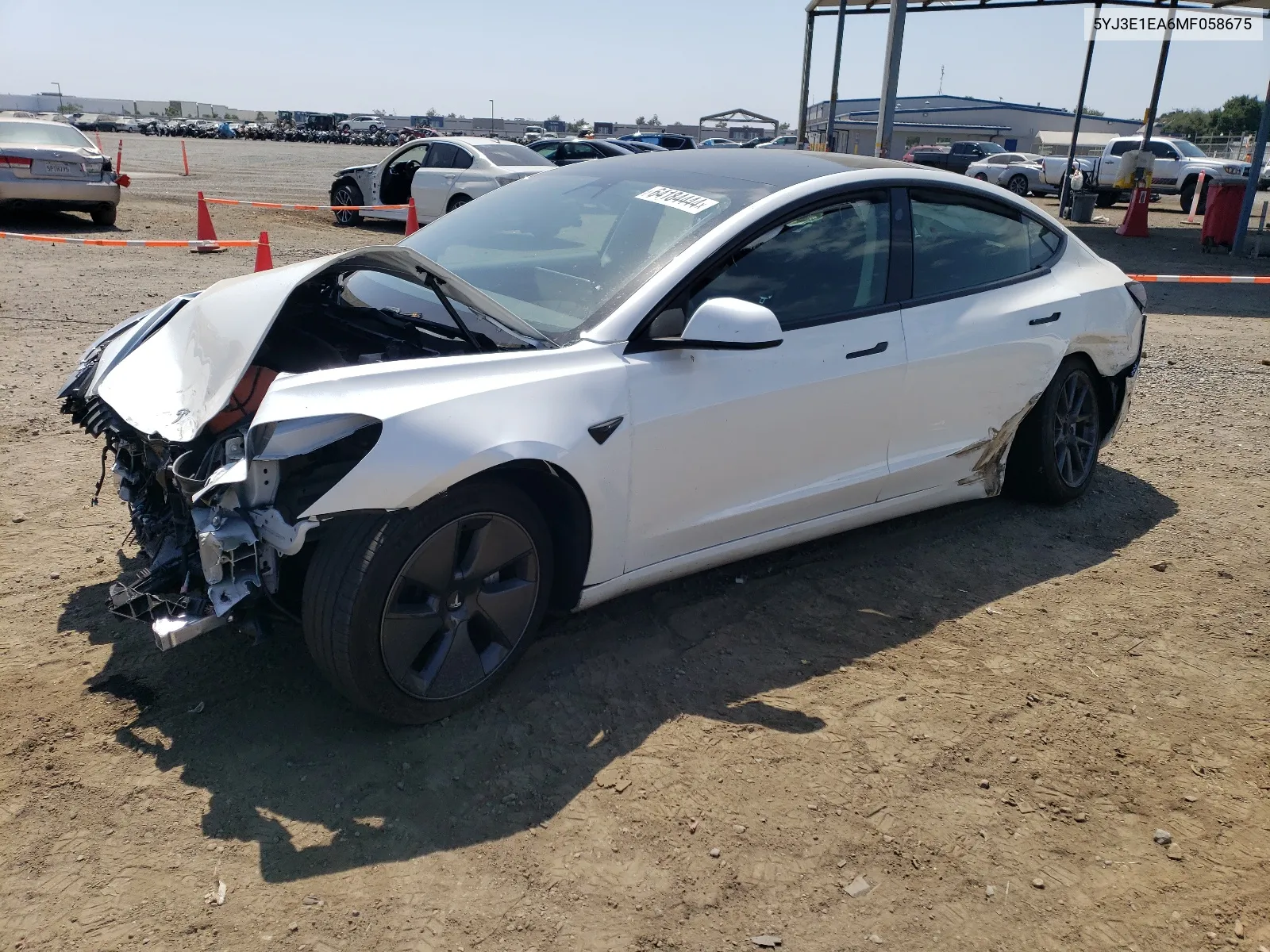 5YJ3E1EA6MF058675 2021 Tesla Model 3