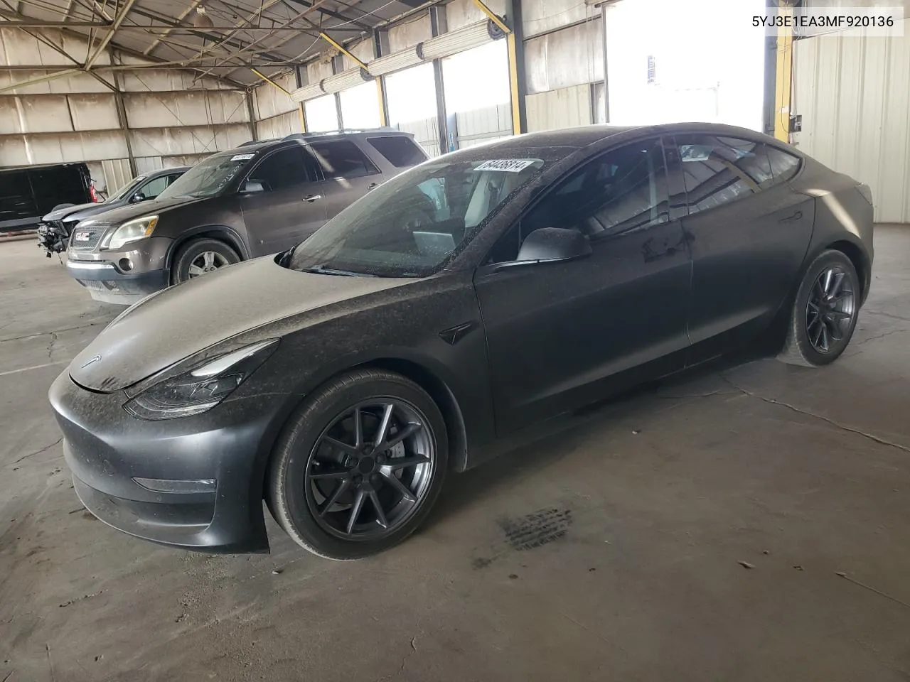 2021 Tesla Model 3 VIN: 5YJ3E1EA3MF920136 Lot: 64436814