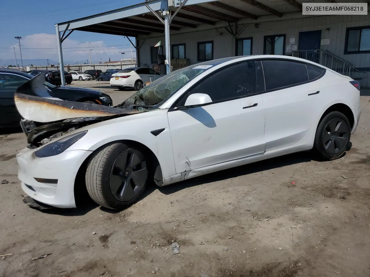 2021 Tesla Model 3 VIN: 5YJ3E1EA6MF068218 Lot: 64703844