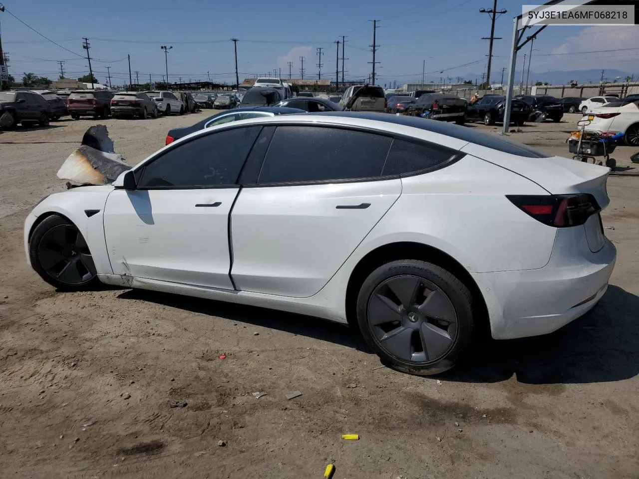 2021 Tesla Model 3 VIN: 5YJ3E1EA6MF068218 Lot: 64703844