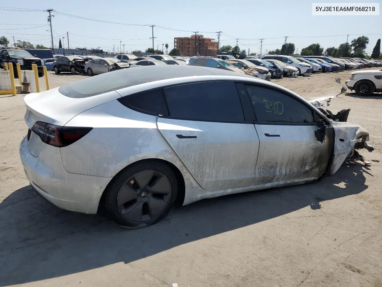 5YJ3E1EA6MF068218 2021 Tesla Model 3