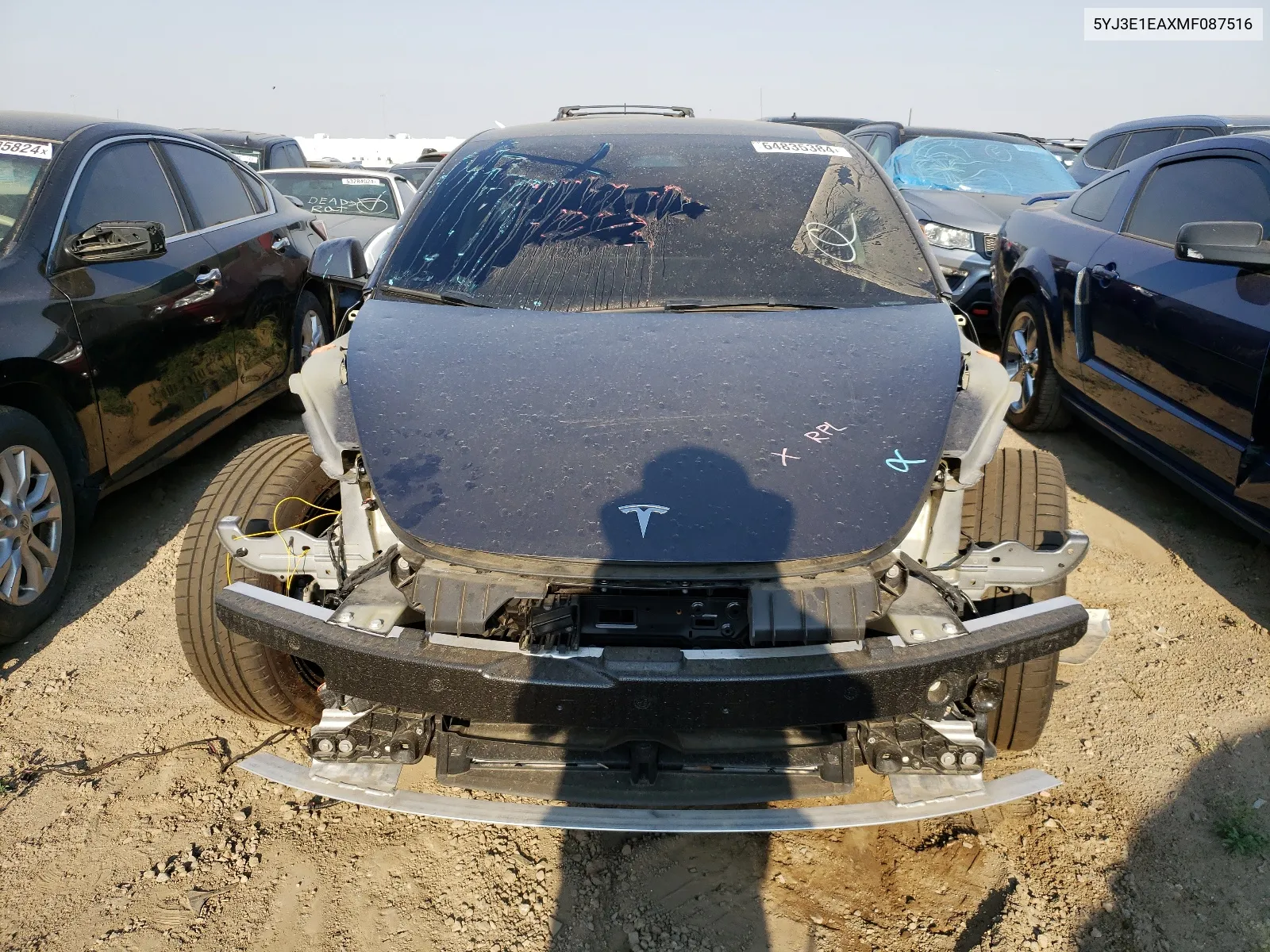 5YJ3E1EAXMF087516 2021 Tesla Model 3