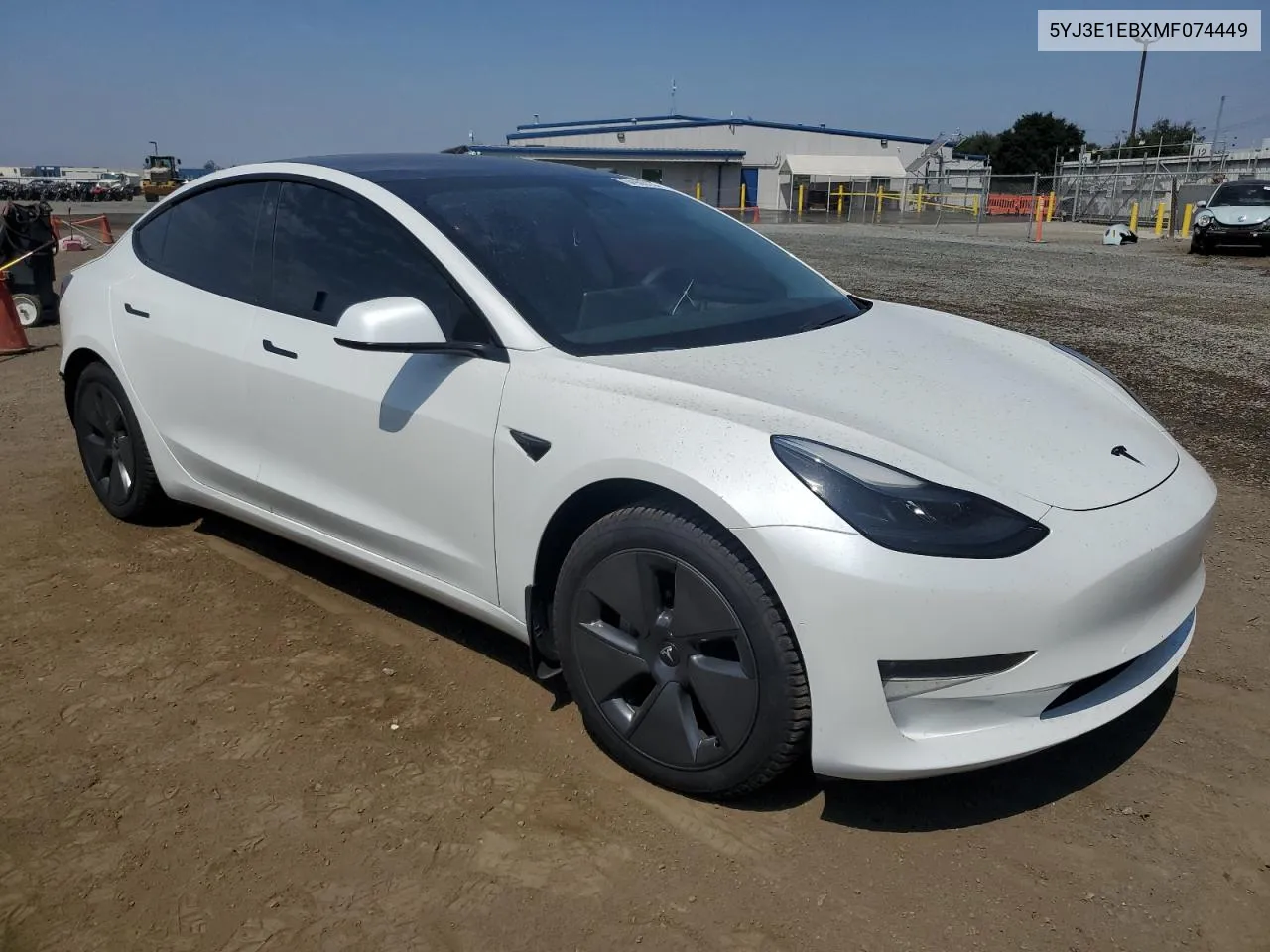 5YJ3E1EBXMF074449 2021 Tesla Model 3