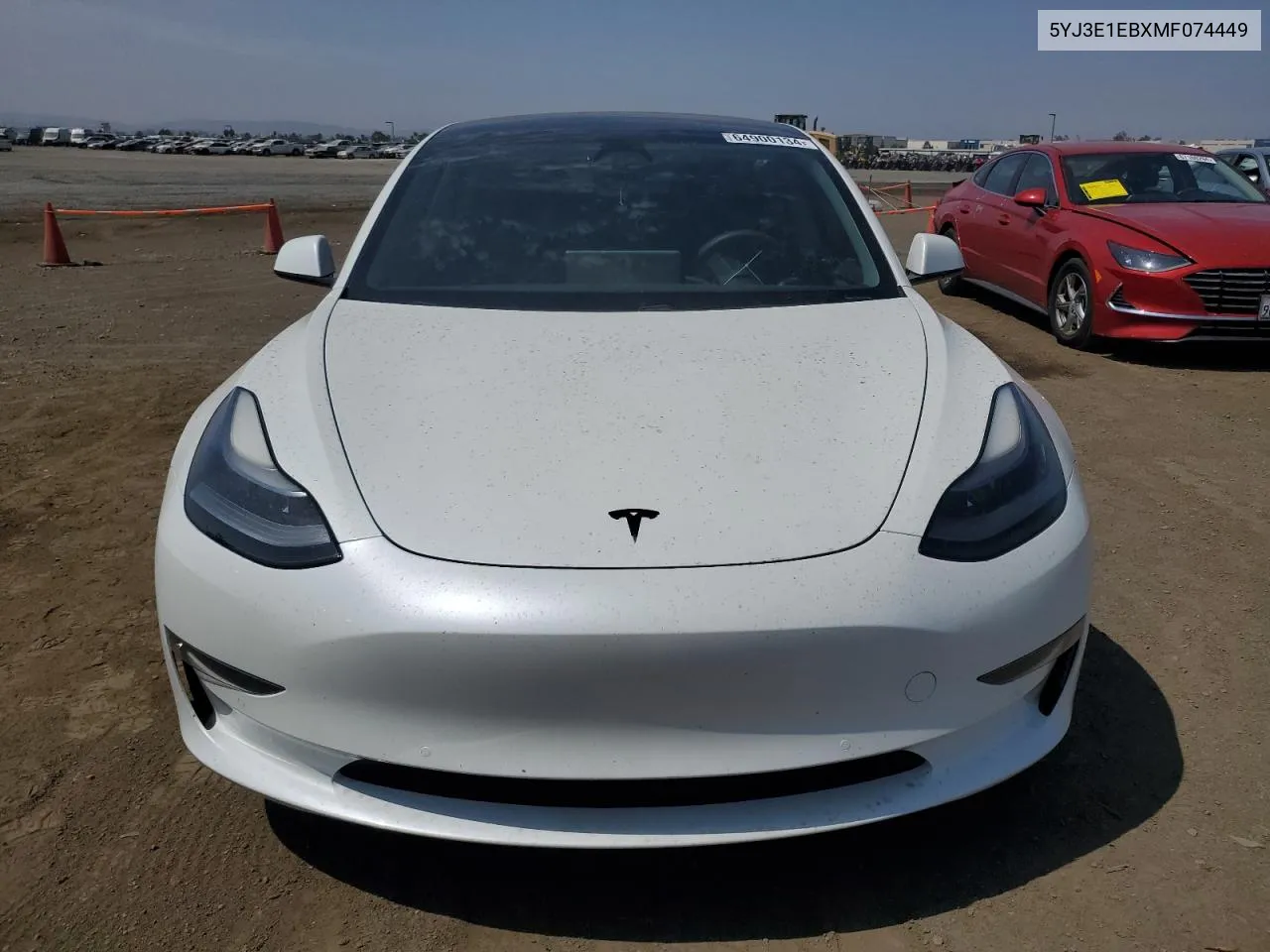 2021 Tesla Model 3 VIN: 5YJ3E1EBXMF074449 Lot: 64900134