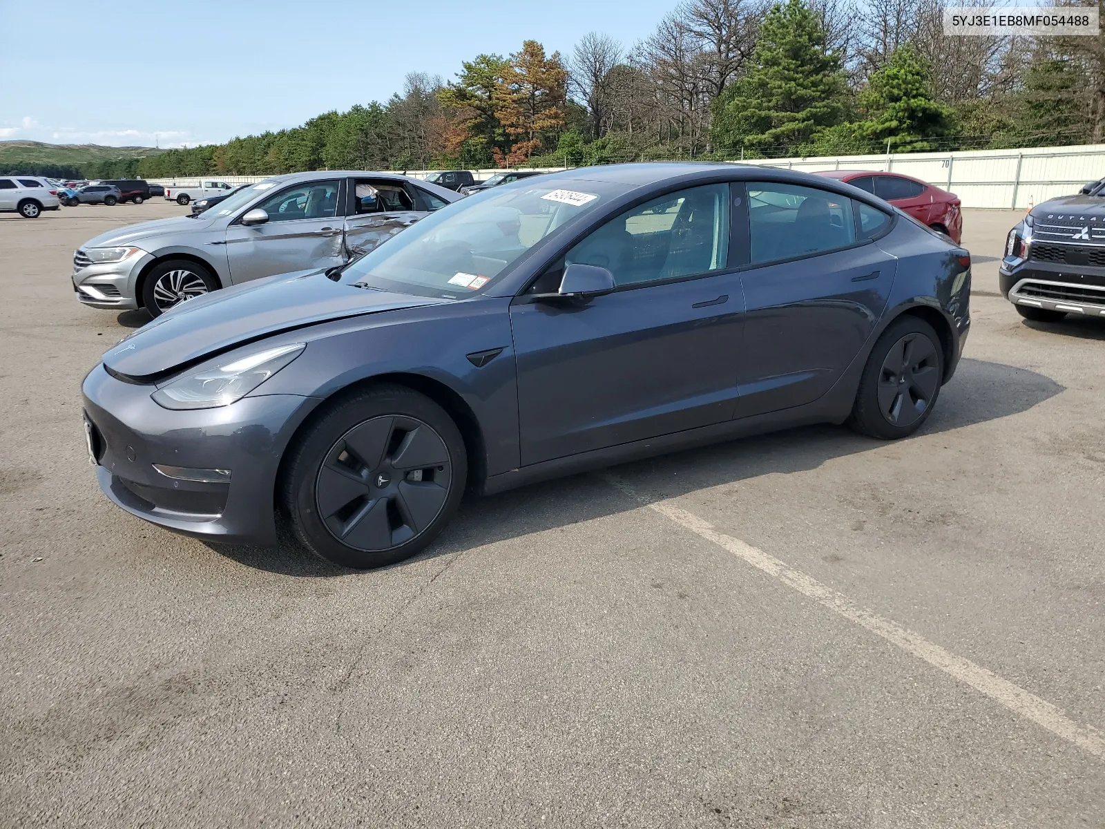 2021 Tesla Model 3 VIN: 5YJ3E1EB8MF054488 Lot: 64926444