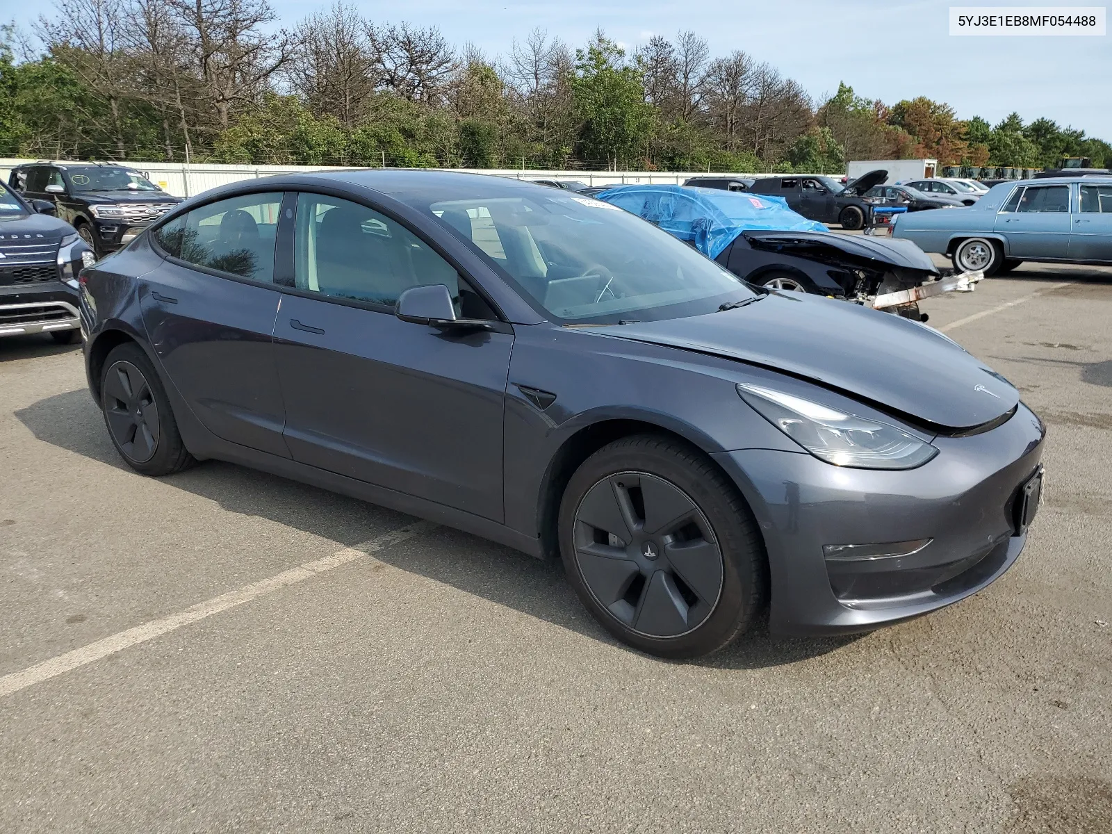 2021 Tesla Model 3 VIN: 5YJ3E1EB8MF054488 Lot: 64926444