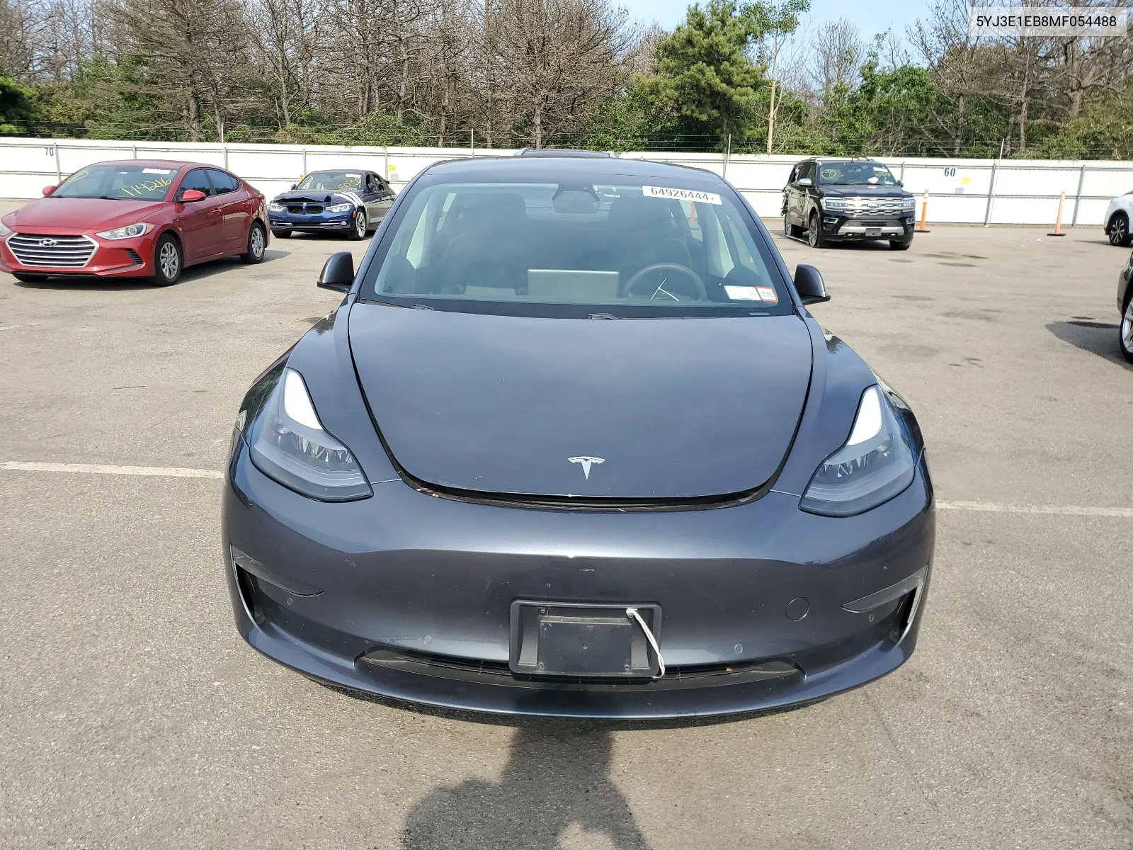 5YJ3E1EB8MF054488 2021 Tesla Model 3