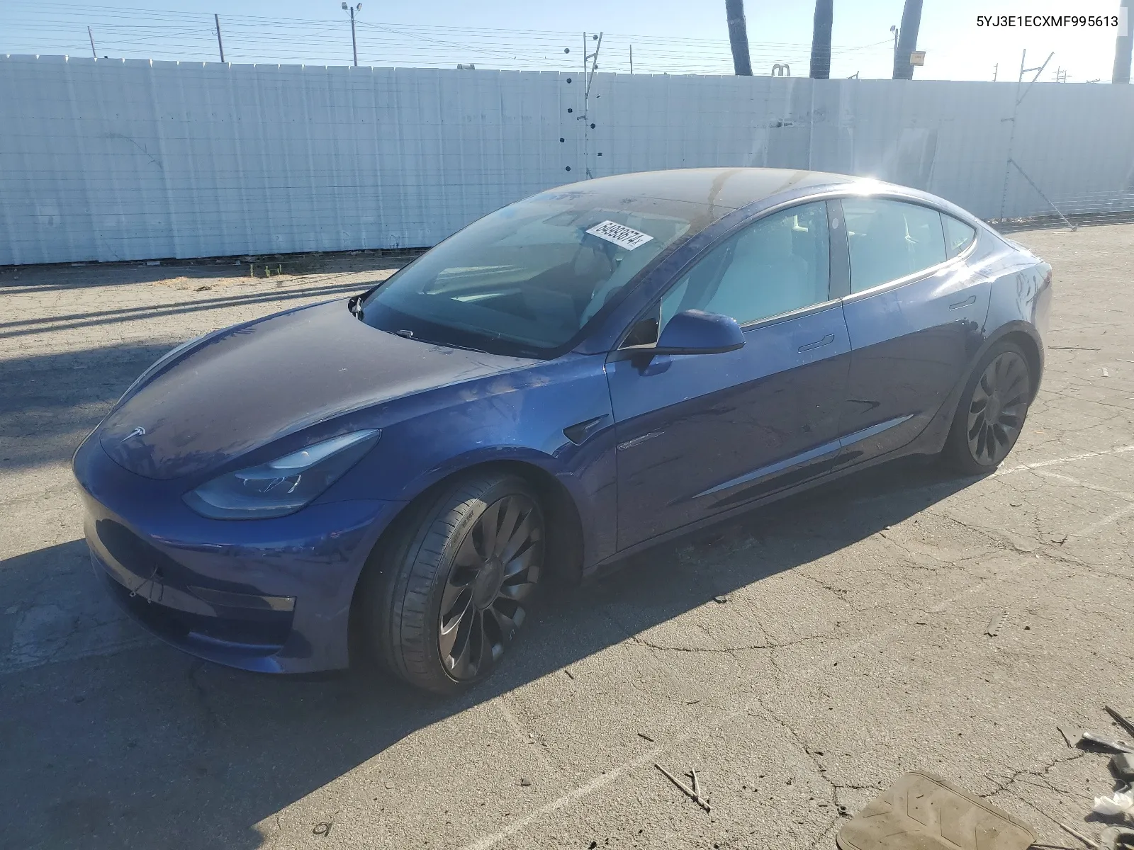 5YJ3E1ECXMF995613 2021 Tesla Model 3