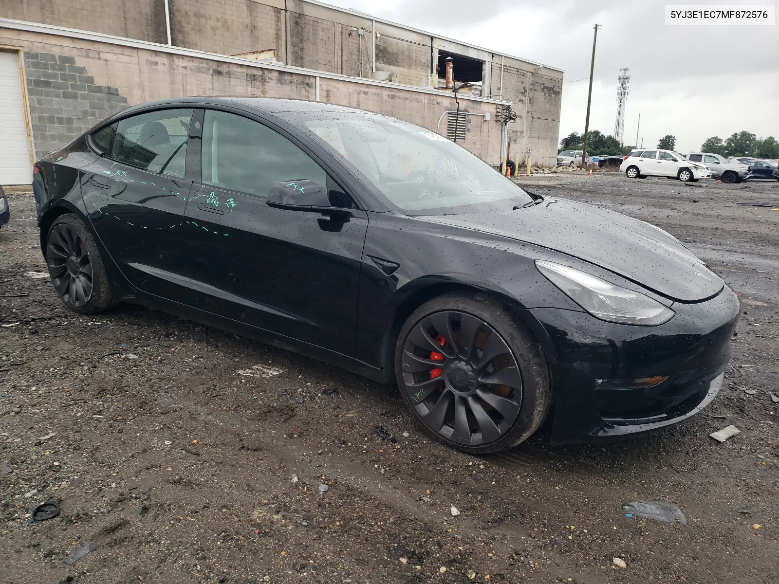 2021 Tesla Model 3 VIN: 5YJ3E1EC7MF872576 Lot: 65185914