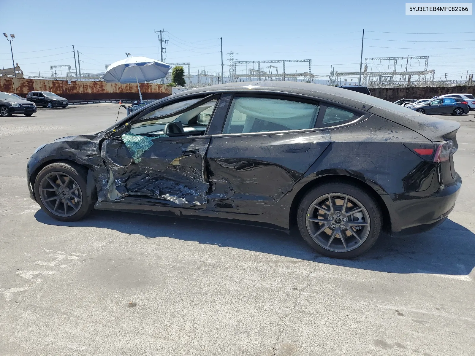 5YJ3E1EB4MF082966 2021 Tesla Model 3