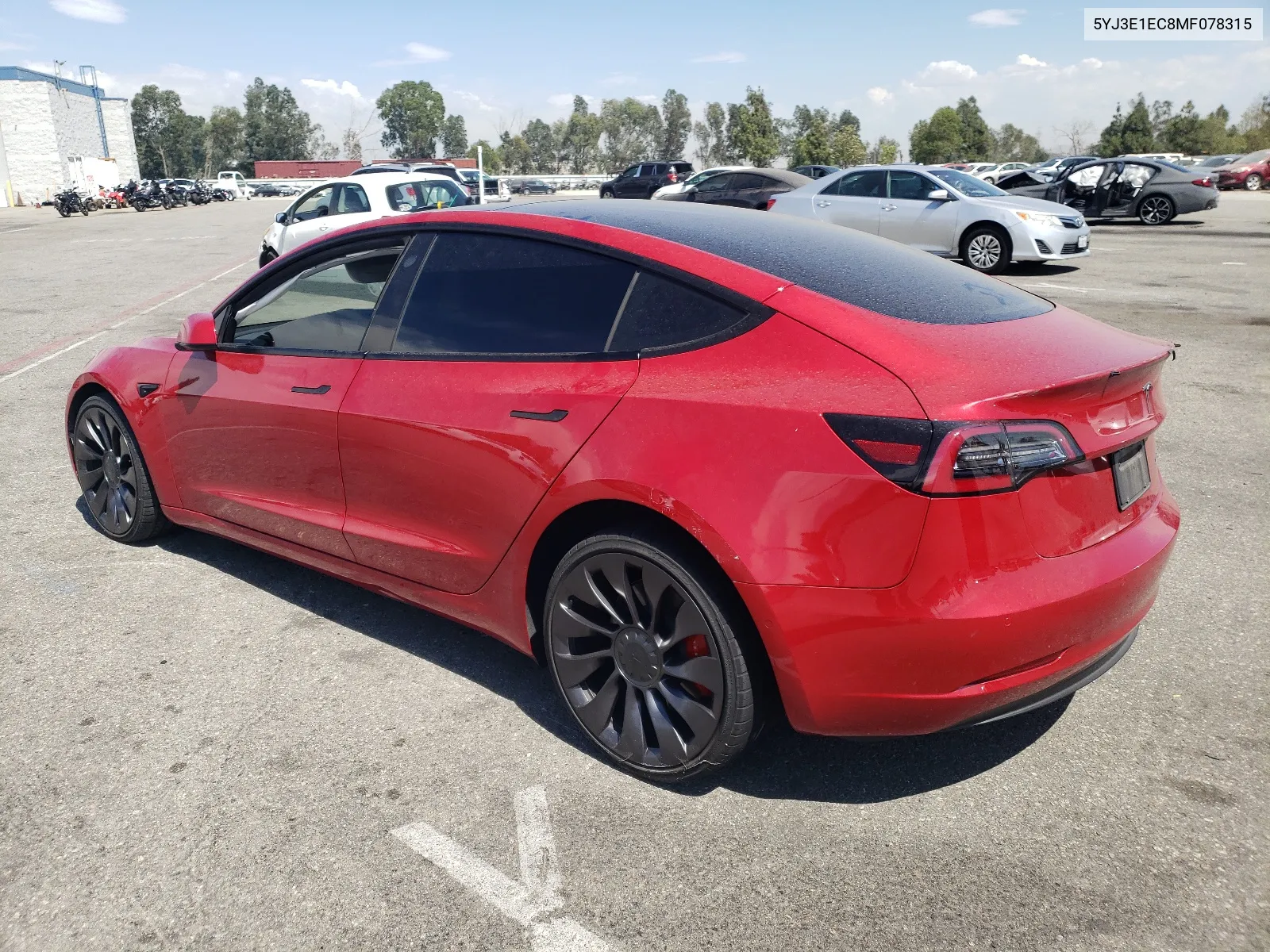 2021 Tesla Model 3 VIN: 5YJ3E1EC8MF078315 Lot: 65460954