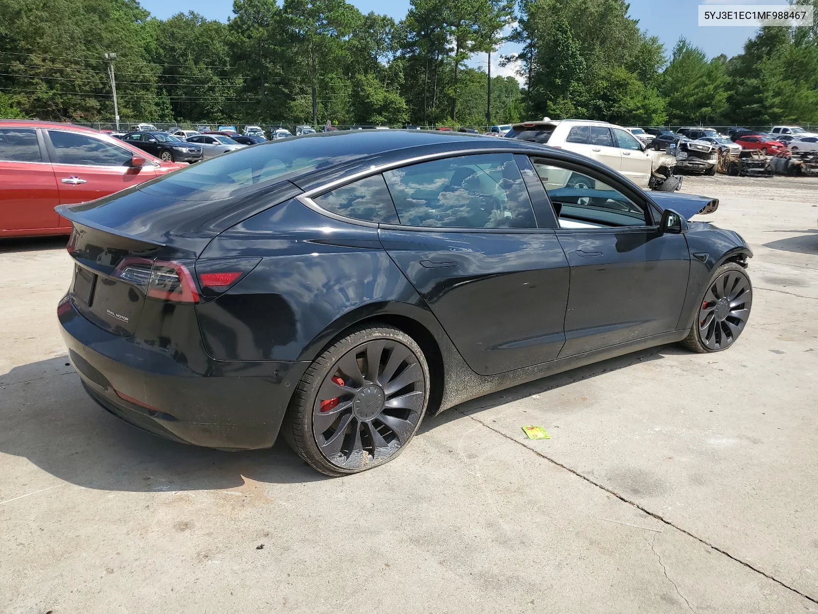 5YJ3E1EC1MF988467 2021 Tesla Model 3