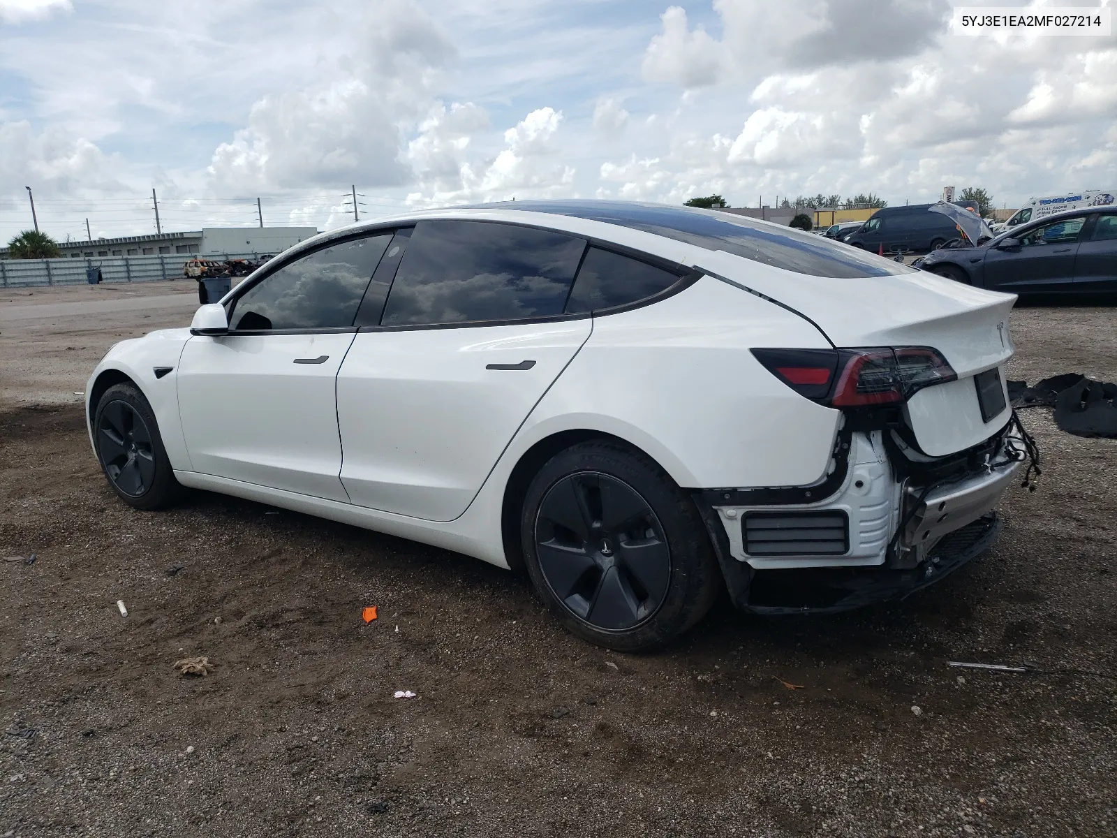 2021 Tesla Model 3 VIN: 5YJ3E1EA2MF027214 Lot: 65669834