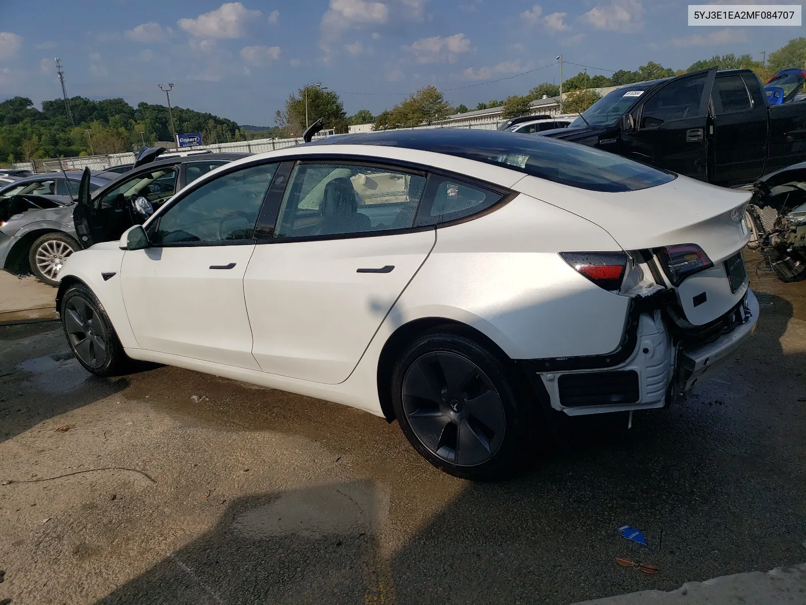 2021 Tesla Model 3 VIN: 5YJ3E1EA2MF084707 Lot: 65816204