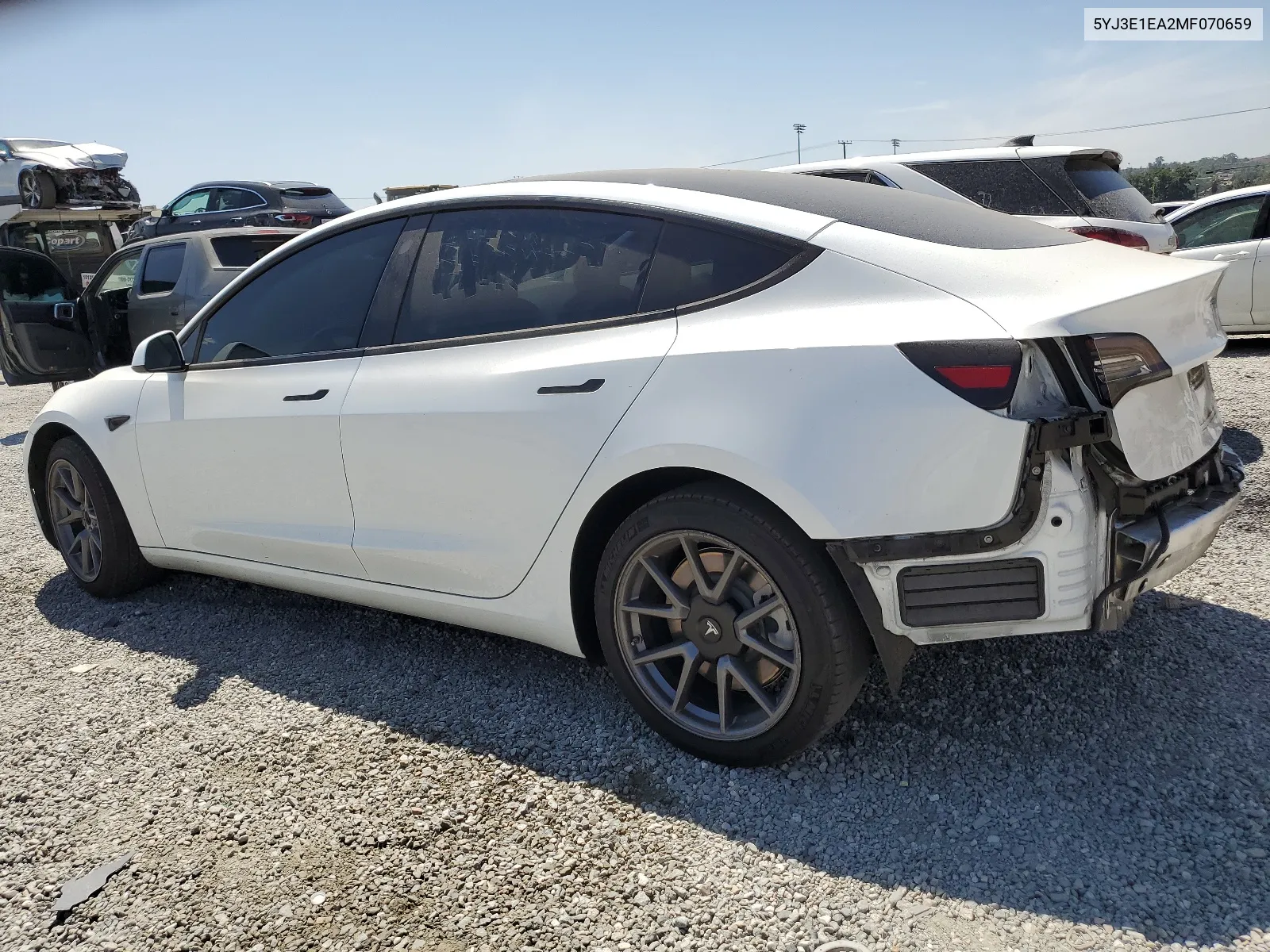 2021 Tesla Model 3 VIN: 5YJ3E1EA2MF070659 Lot: 66201634