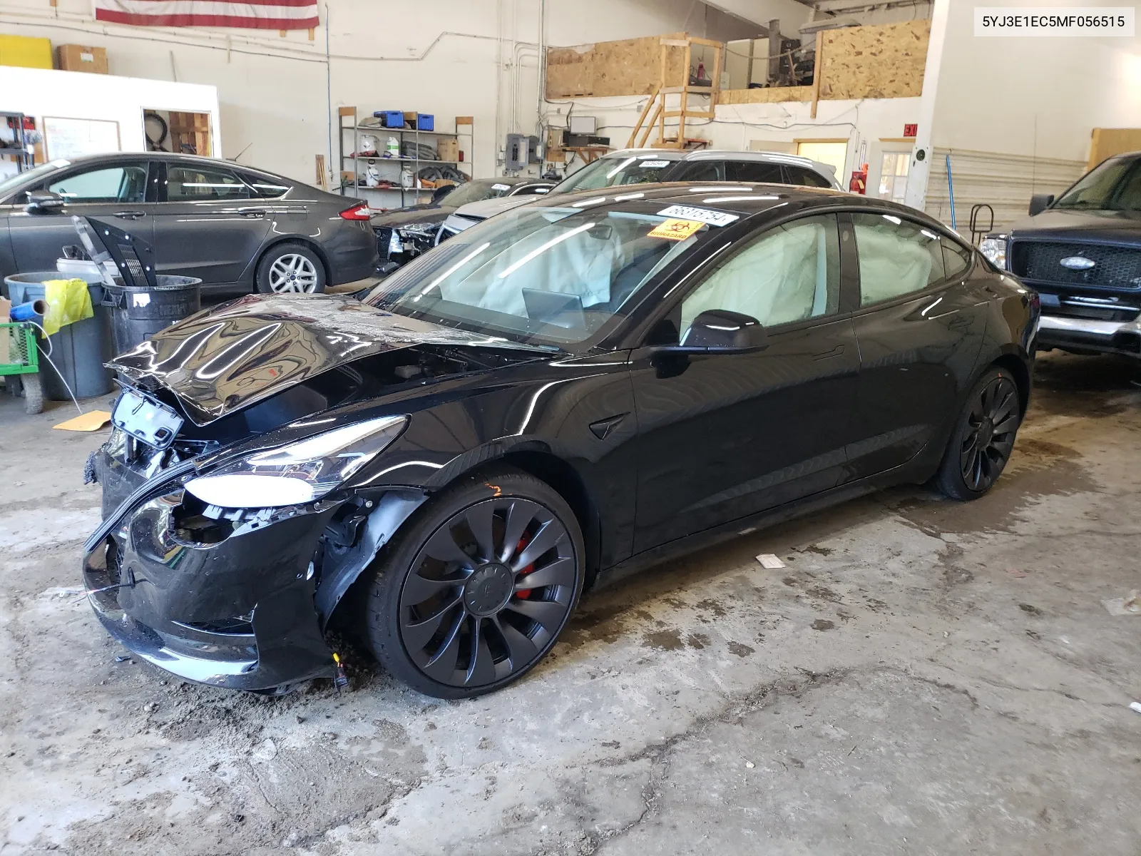 2021 Tesla Model 3 VIN: 5YJ3E1EC5MF056515 Lot: 66315754