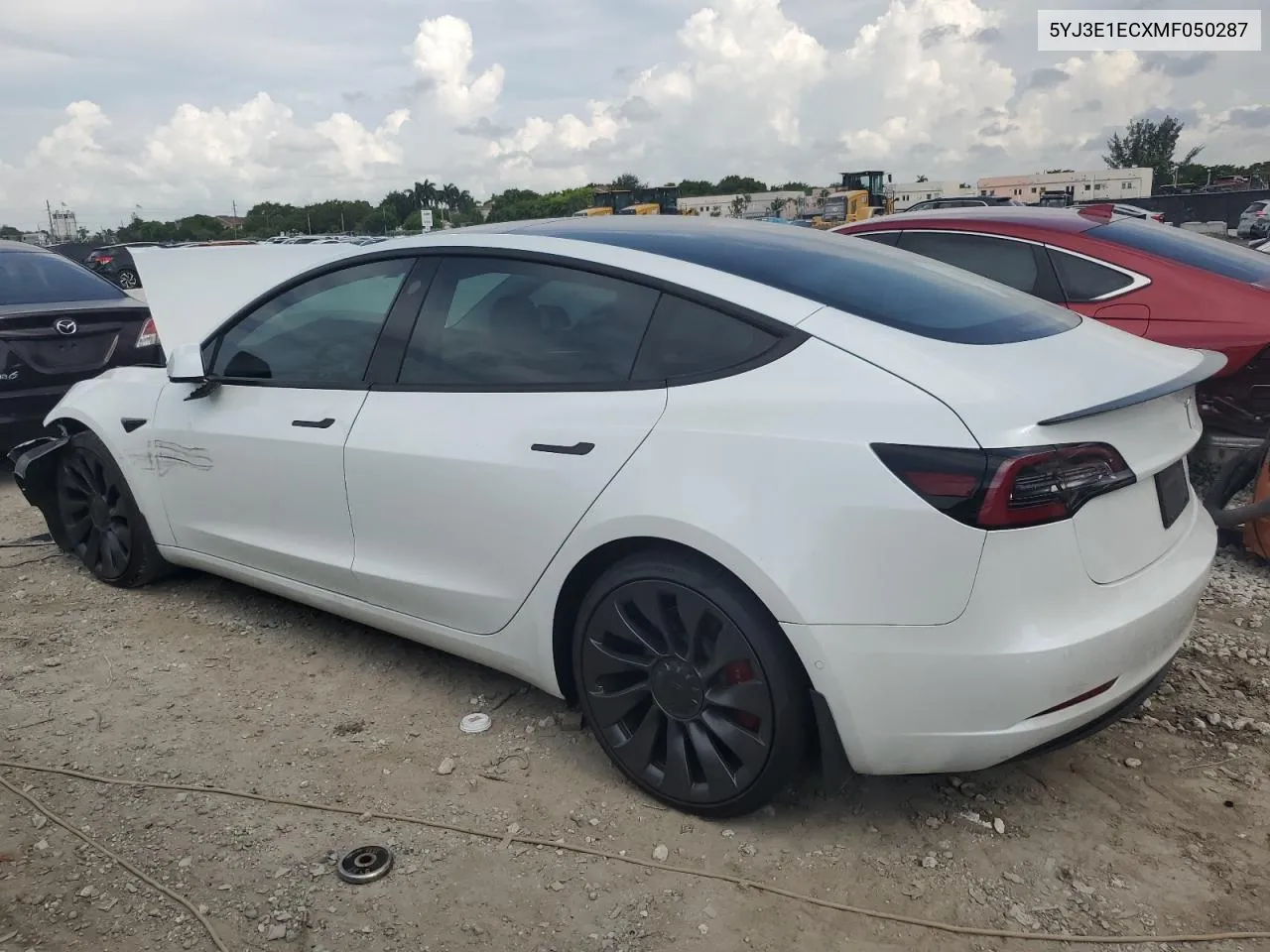 2021 Tesla Model 3 VIN: 5YJ3E1ECXMF050287 Lot: 66554674