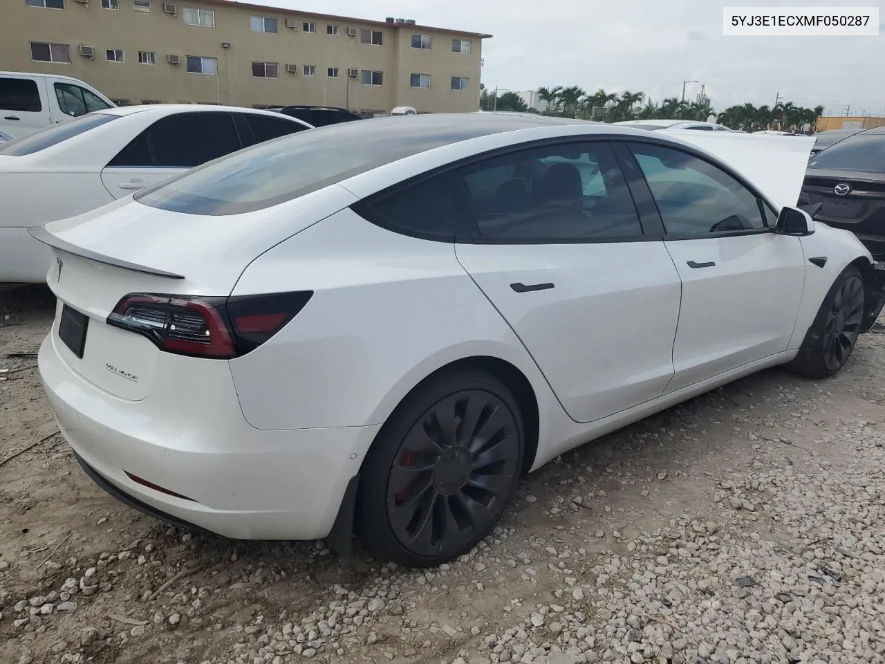 2021 Tesla Model 3 VIN: 5YJ3E1ECXMF050287 Lot: 66554674