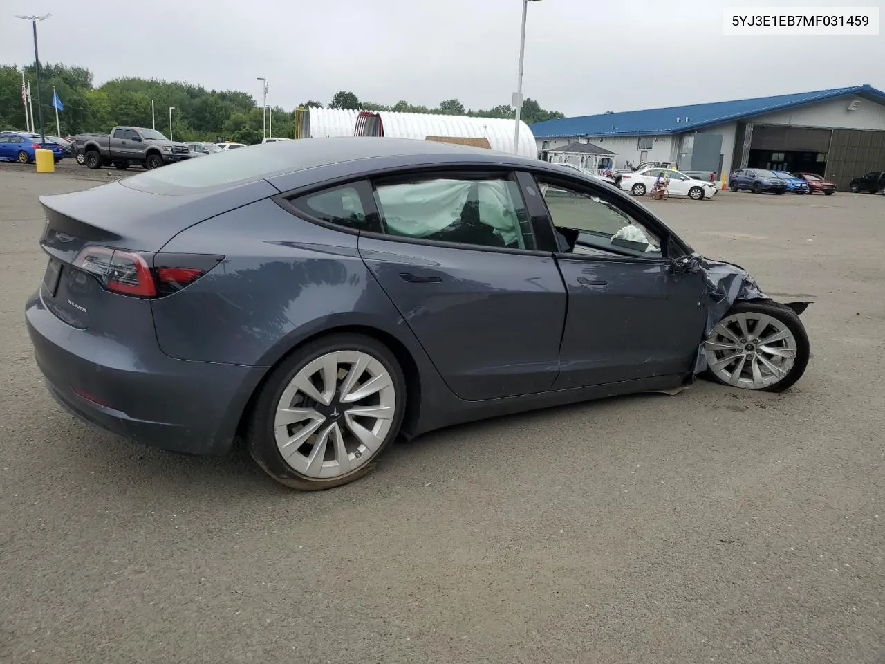 5YJ3E1EB7MF031459 2021 Tesla Model 3