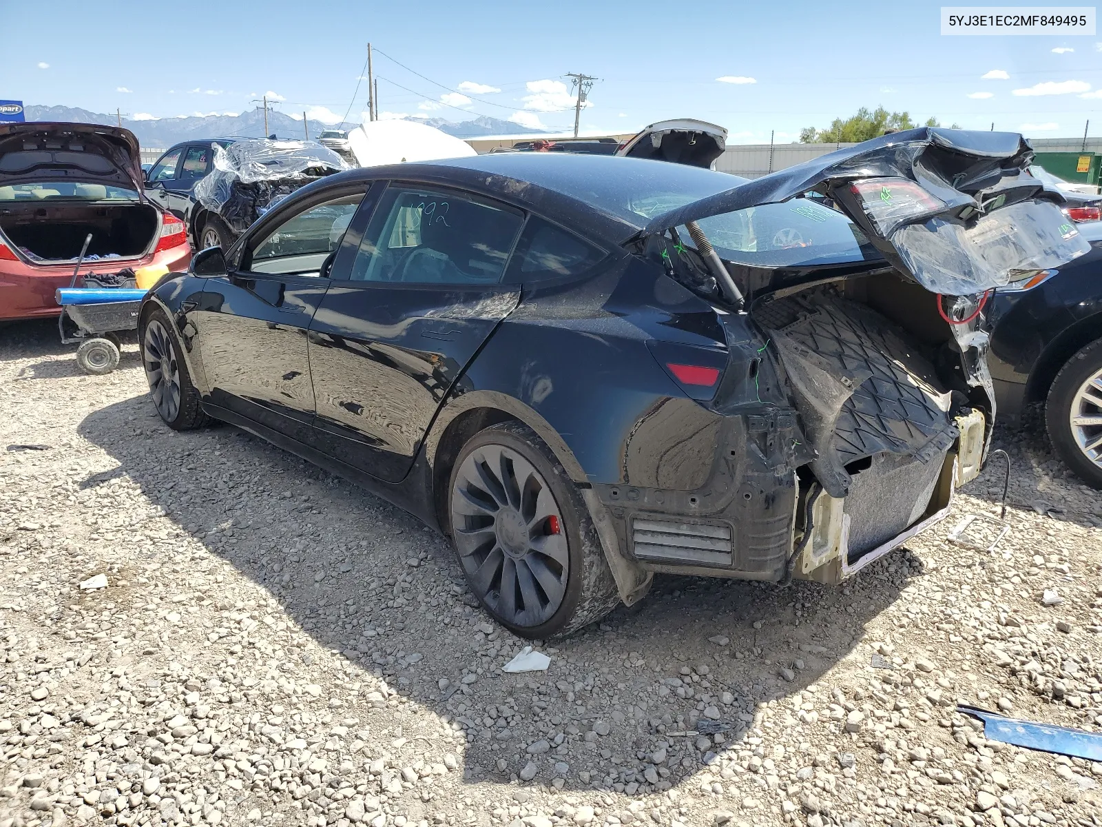 2021 Tesla Model 3 VIN: 5YJ3E1EC2MF849495 Lot: 66616744