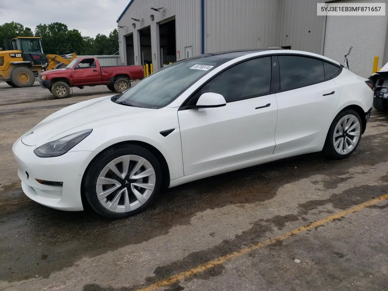 2021 Tesla Model 3 VIN: 5YJ3E1EB3MF871657 Lot: 66755574