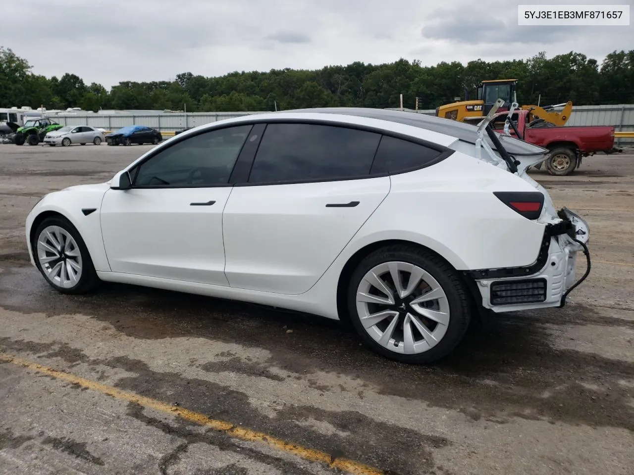 2021 Tesla Model 3 VIN: 5YJ3E1EB3MF871657 Lot: 66755574