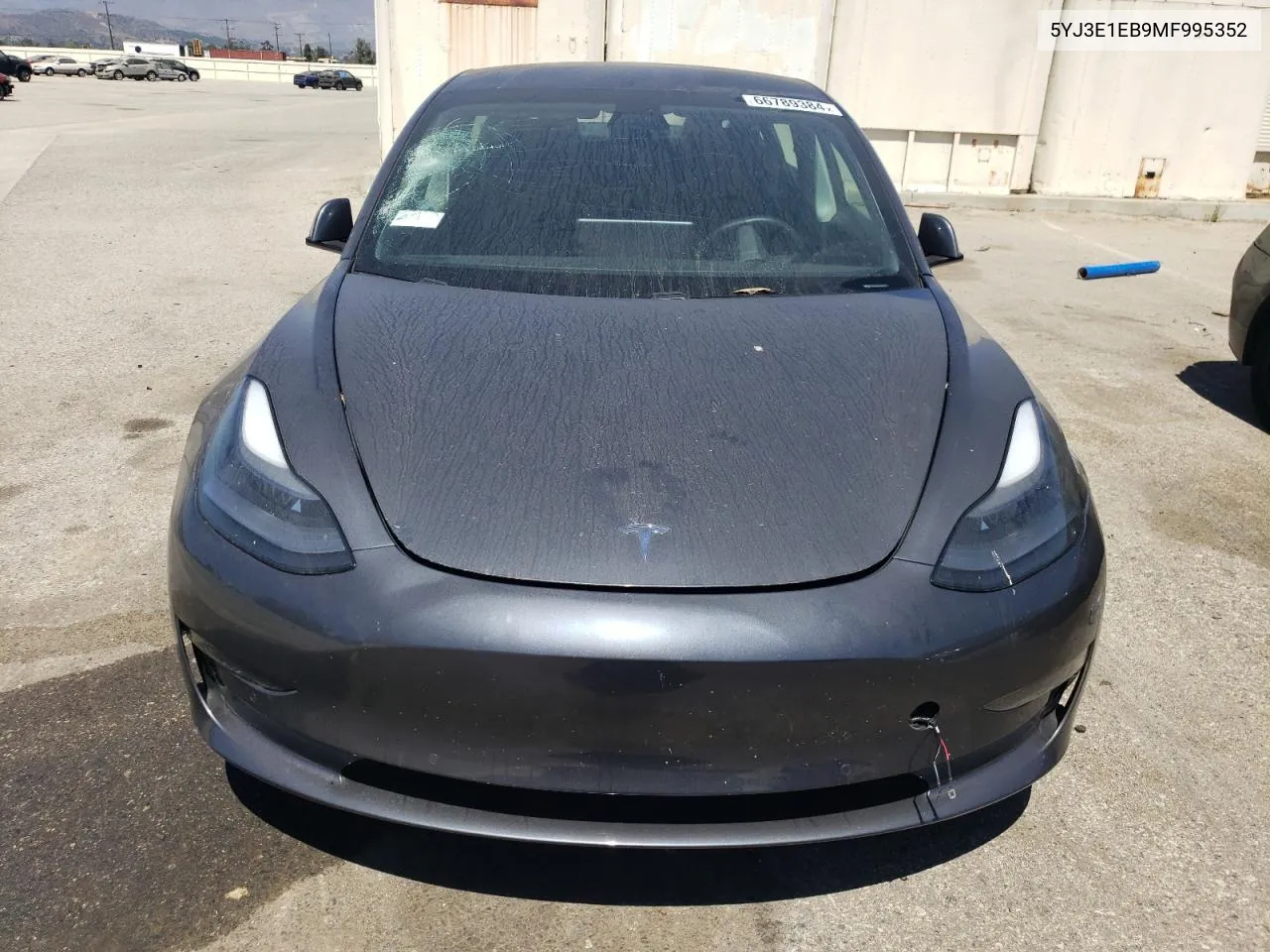 2021 Tesla Model 3 VIN: 5YJ3E1EB9MF995352 Lot: 66789384