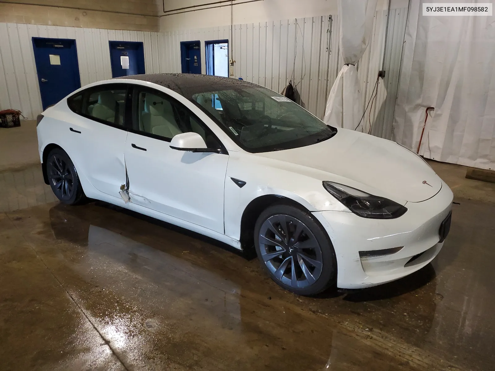 2021 Tesla Model 3 VIN: 5YJ3E1EA1MF098582 Lot: 66912734