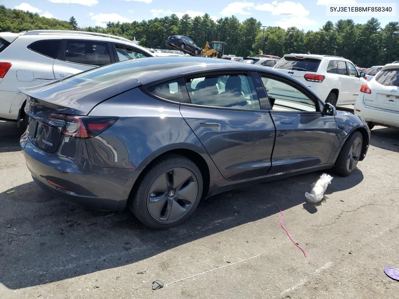 5YJ3E1EB8MF858340 2021 Tesla Model 3