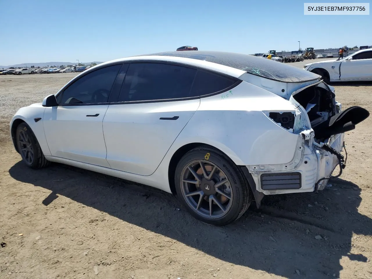 5YJ3E1EB7MF937756 2021 Tesla Model 3