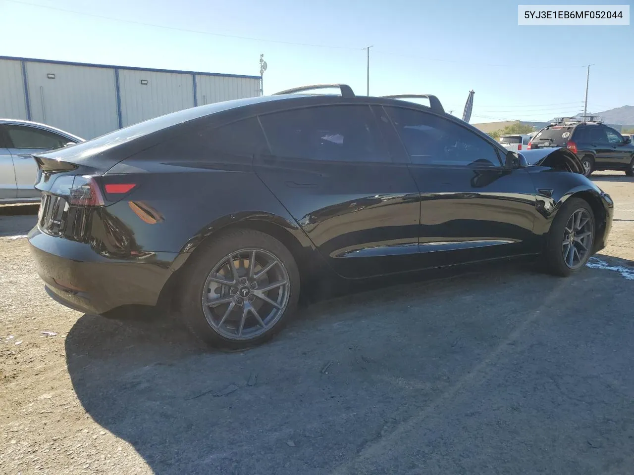 2021 Tesla Model 3 VIN: 5YJ3E1EB6MF052044 Lot: 67410564