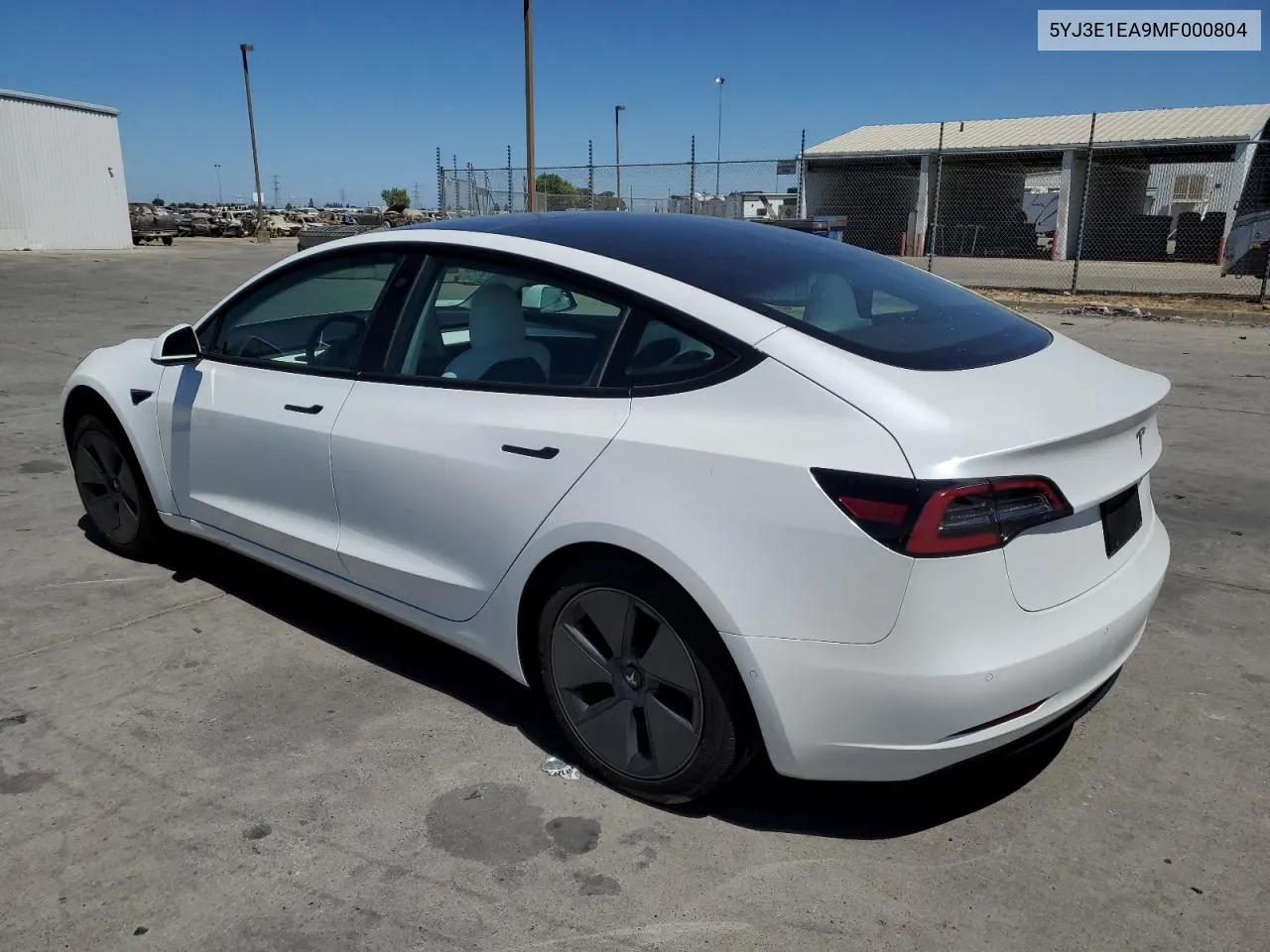 2021 Tesla Model 3 VIN: 5YJ3E1EA9MF000804 Lot: 67514424