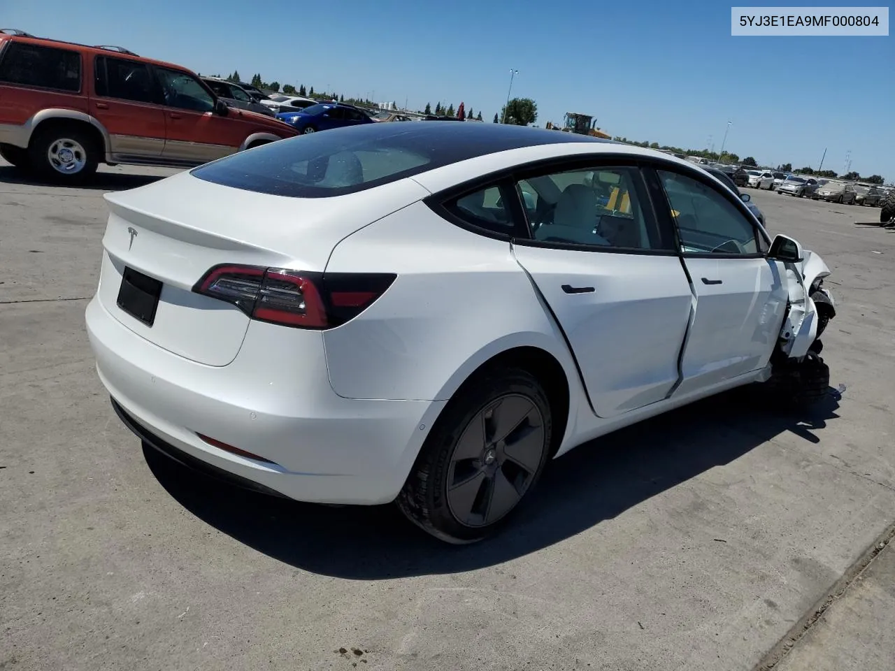 2021 Tesla Model 3 VIN: 5YJ3E1EA9MF000804 Lot: 67514424